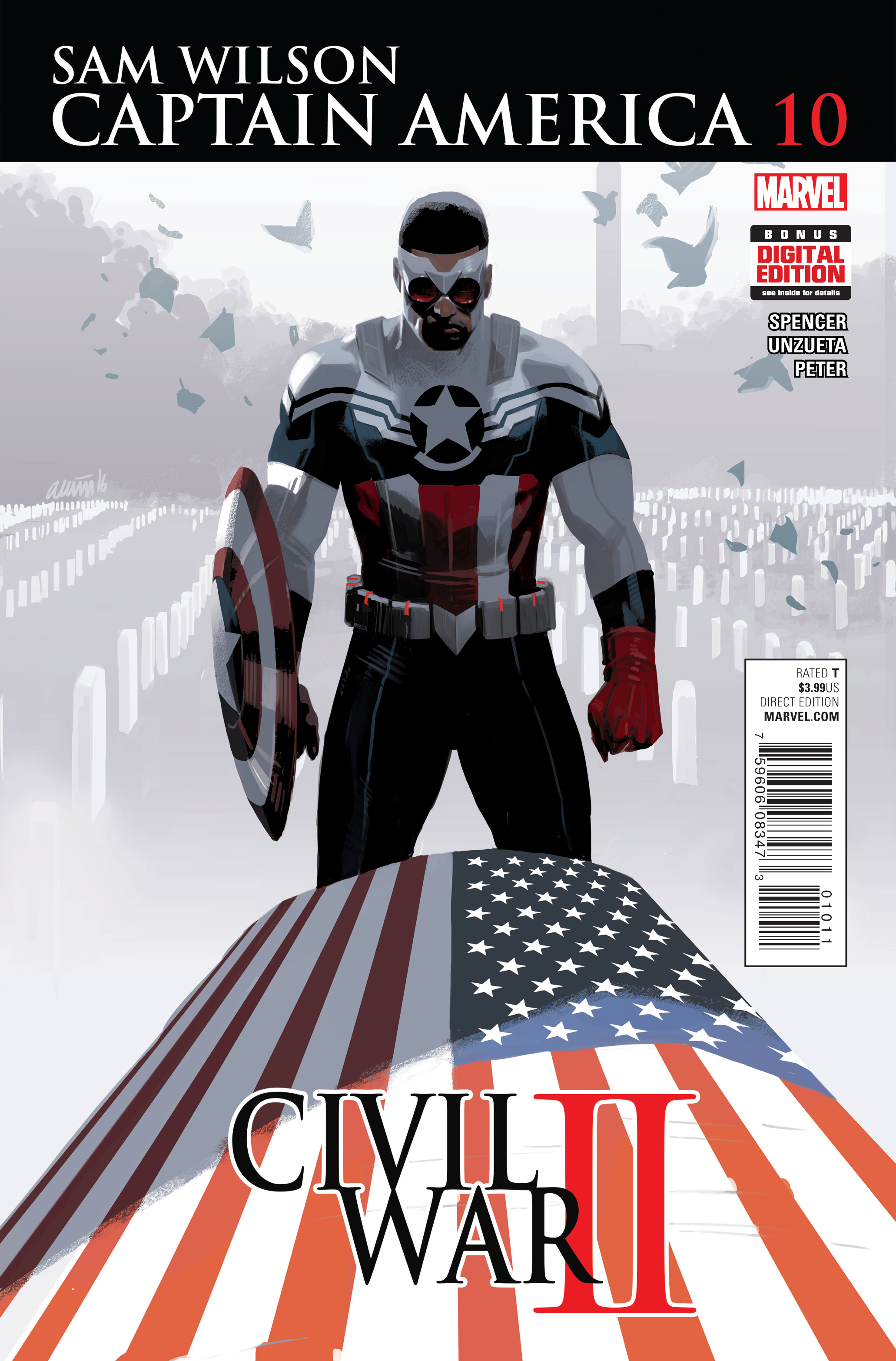 CAPTAIN AMERICA SAM WILSON #10 ASO