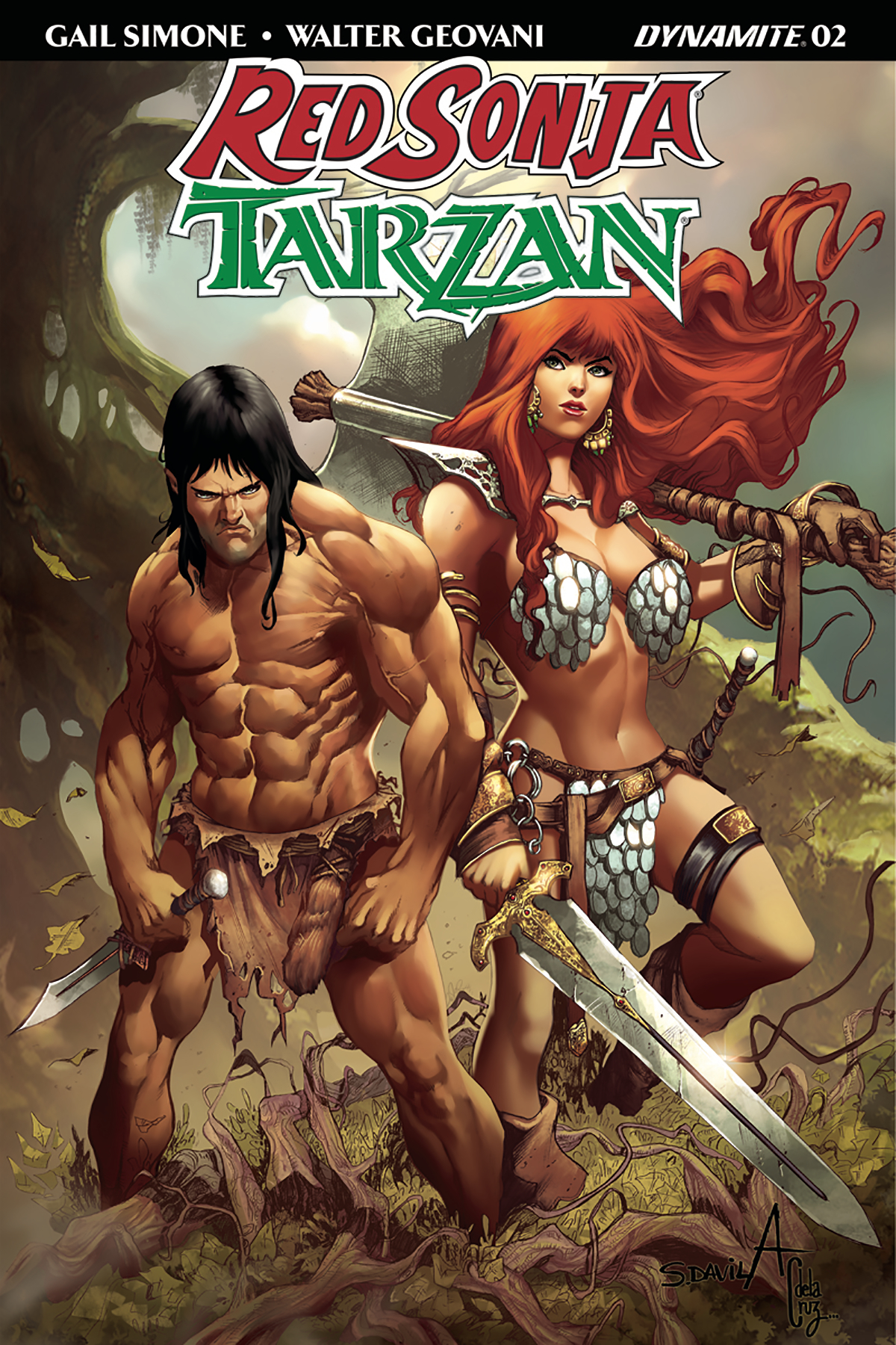 RED SONJA TARZAN #2 CVR C DAVILA