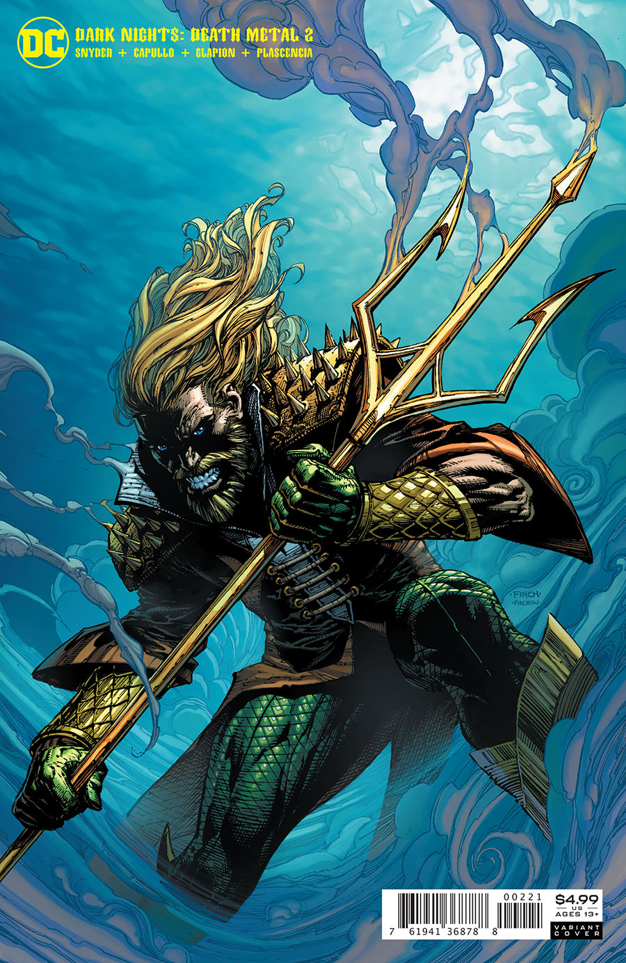 DARK NIGHTS DEATH METAL #2 (OF 7) FINCH AQUAMAN VAR ED