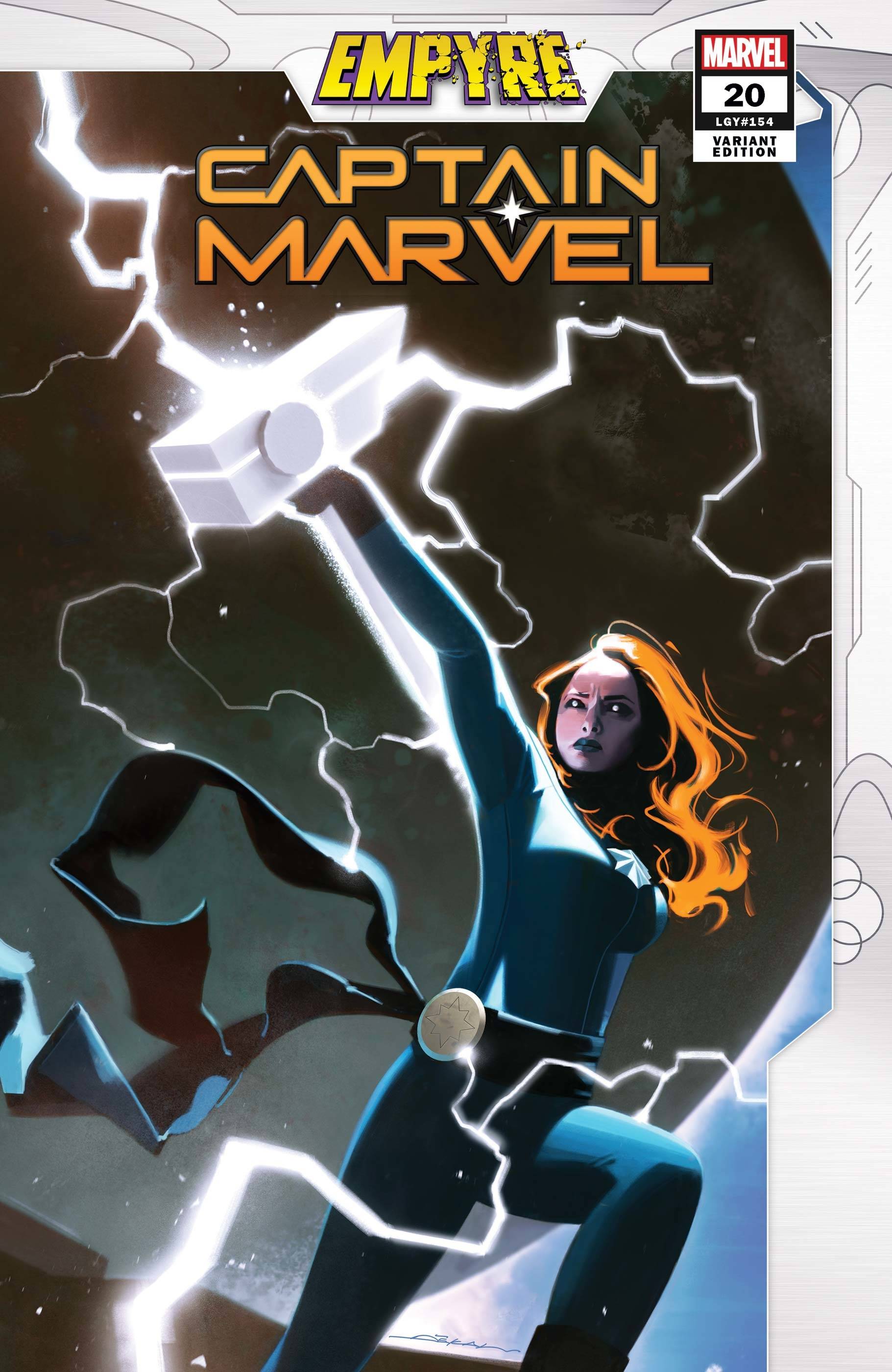 CAPTAIN MARVEL #20 DEKAL EMPYRE VAR EMP