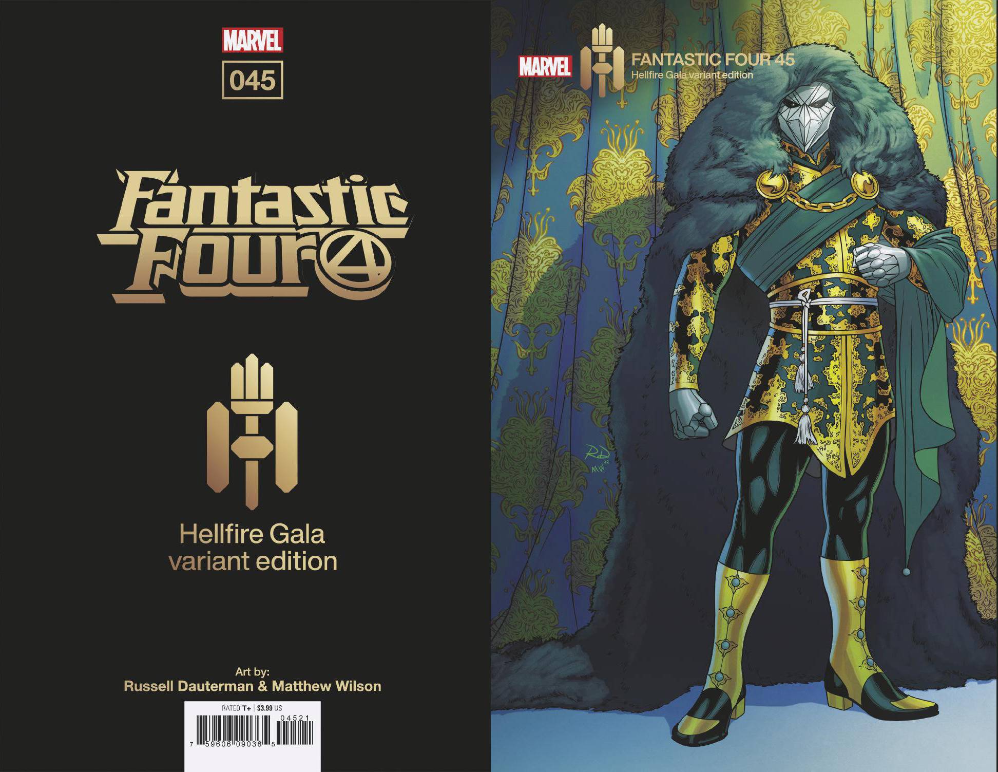 FANTASTIC FOUR #45 DAUTERMAN HELLFIRE GALA VAR