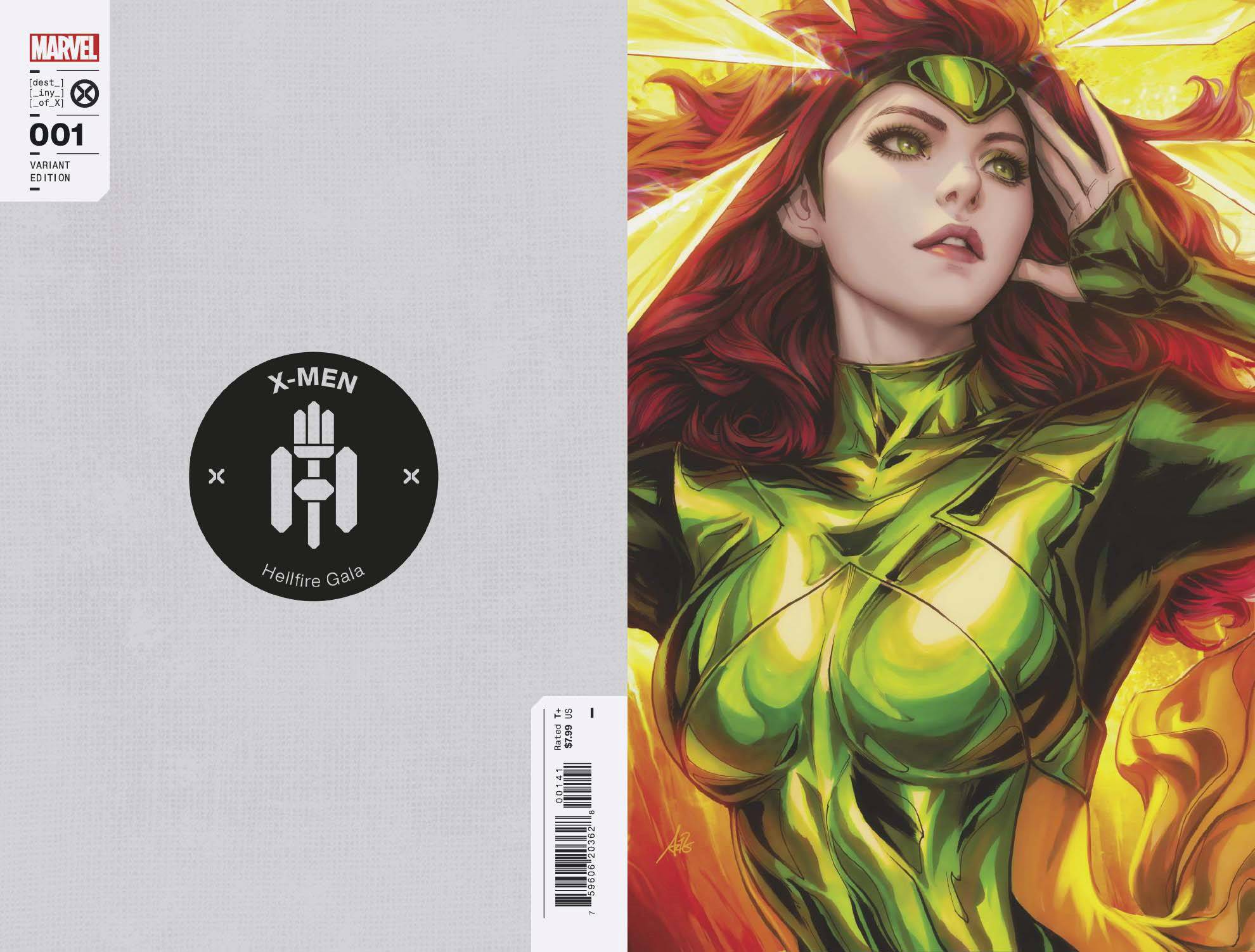 X-MEN HELLFIRE GALA #1 100 COPY INCV ARTGERM VIRGIN VAR