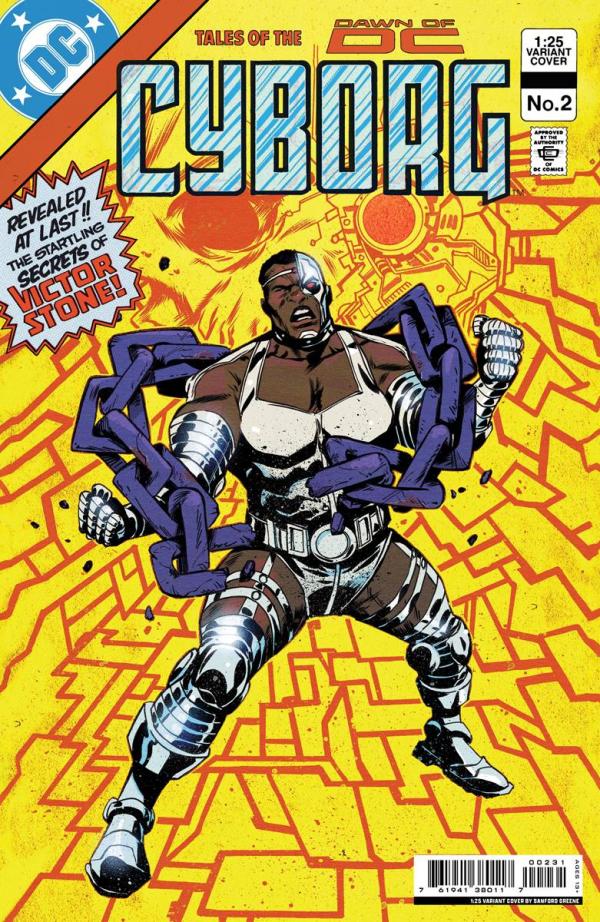 CYBORG #2 (OF 6) CVR C INC 1:25 GREENE CARD STOCK VAR