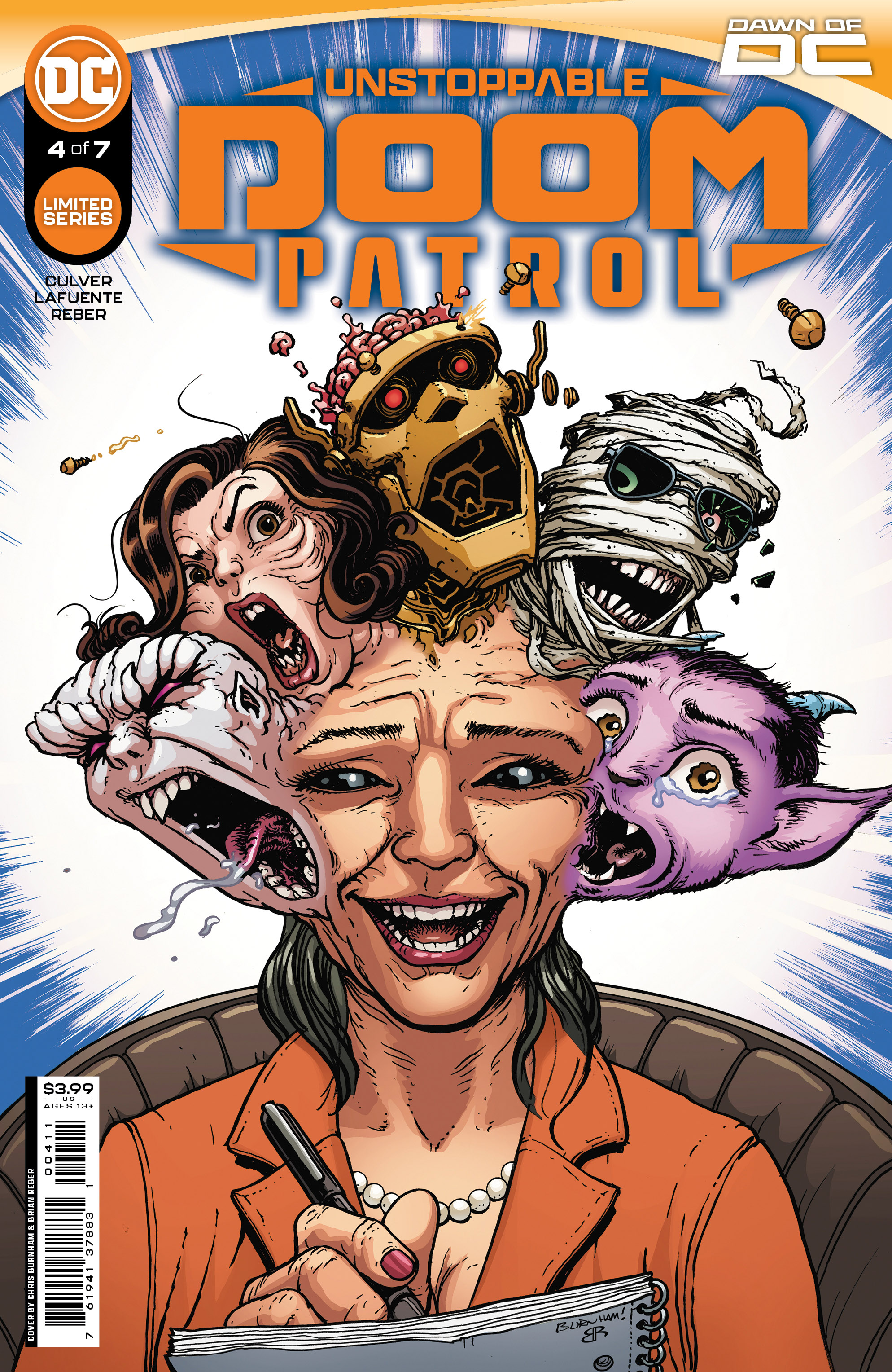 UNSTOPPABLE DOOM PATROL #4 (OF 6) CVR A CHRIS BURNHAM