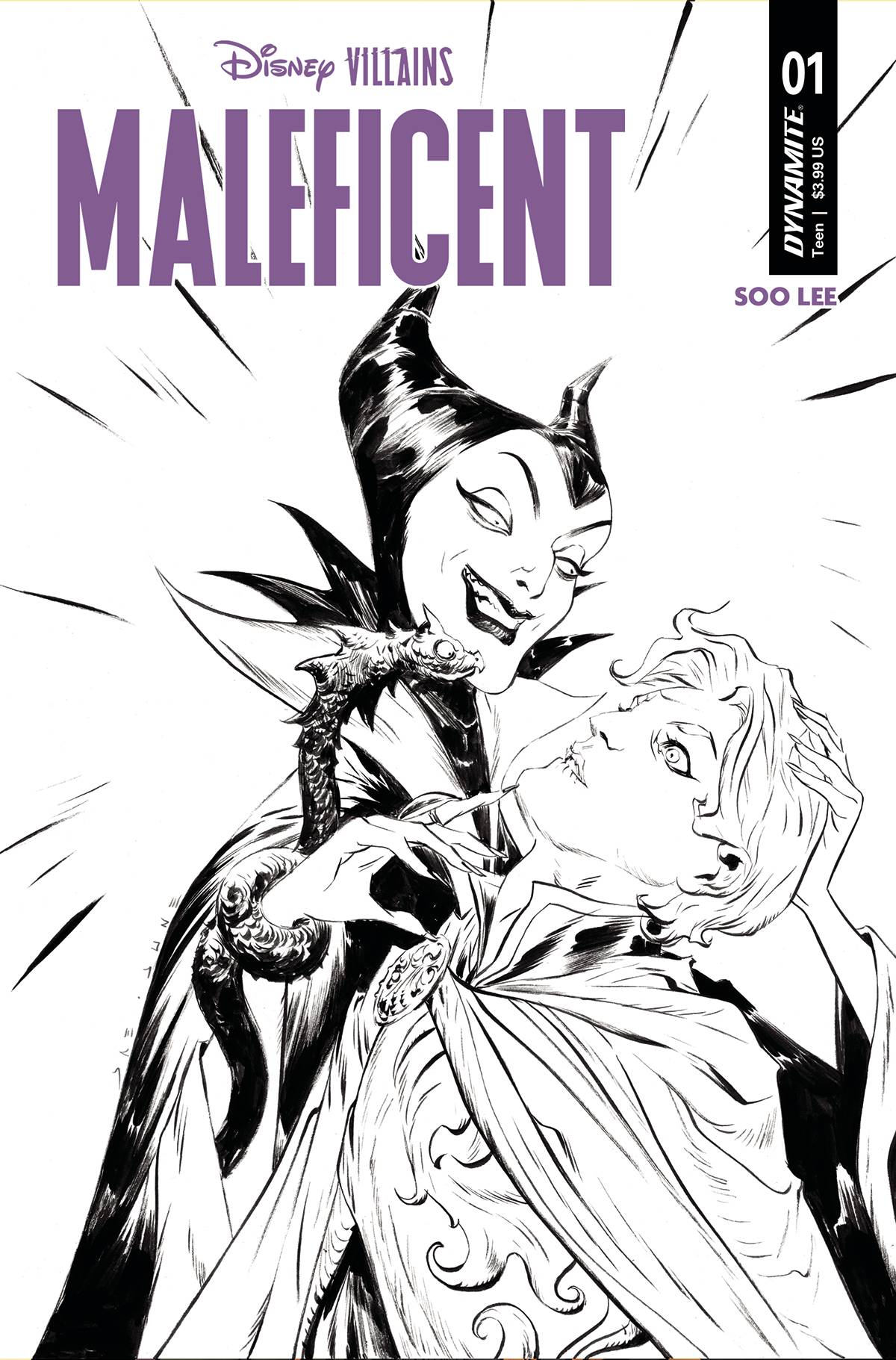 DISNEY VILLAINS MALEFICENT #2 CVR G 1:10 COPY INCV JAE LEE LIN