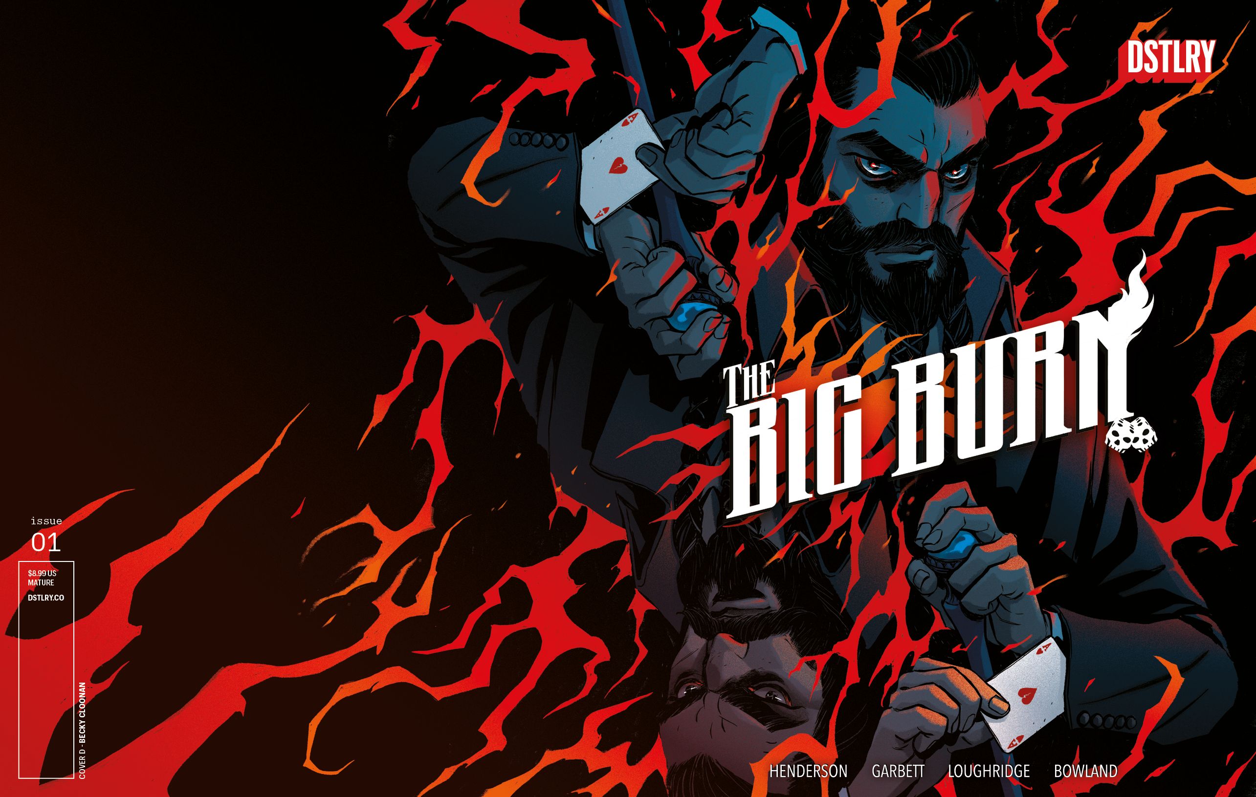 BIG BURN #1 (OF 3) CVR D INC 1:25 BECKY CLOONAN VAR