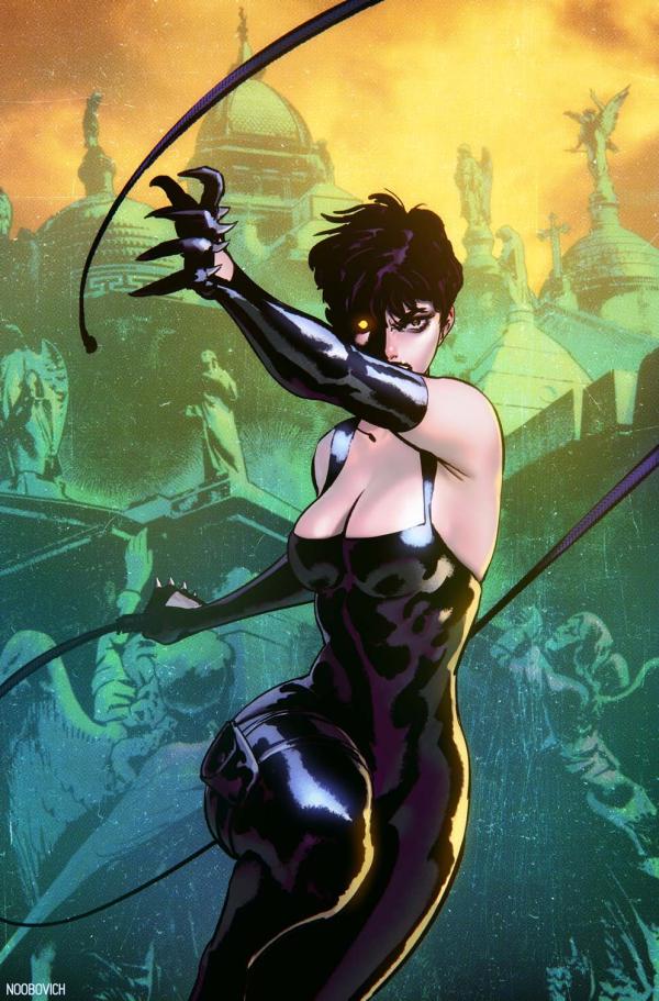 CATWOMAN #77 CVR D INC 1:25 NOOBOVICH CARD STOCK VAR