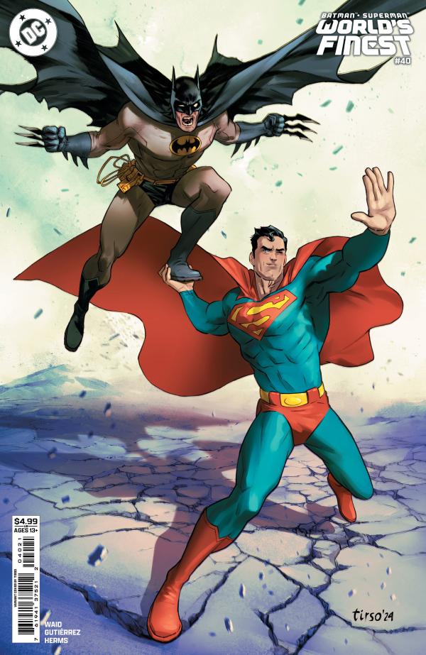 BATMAN SUPERMAN WORLDS FINEST #40 CVR B TIRSO CONS CARD STOCK VAR