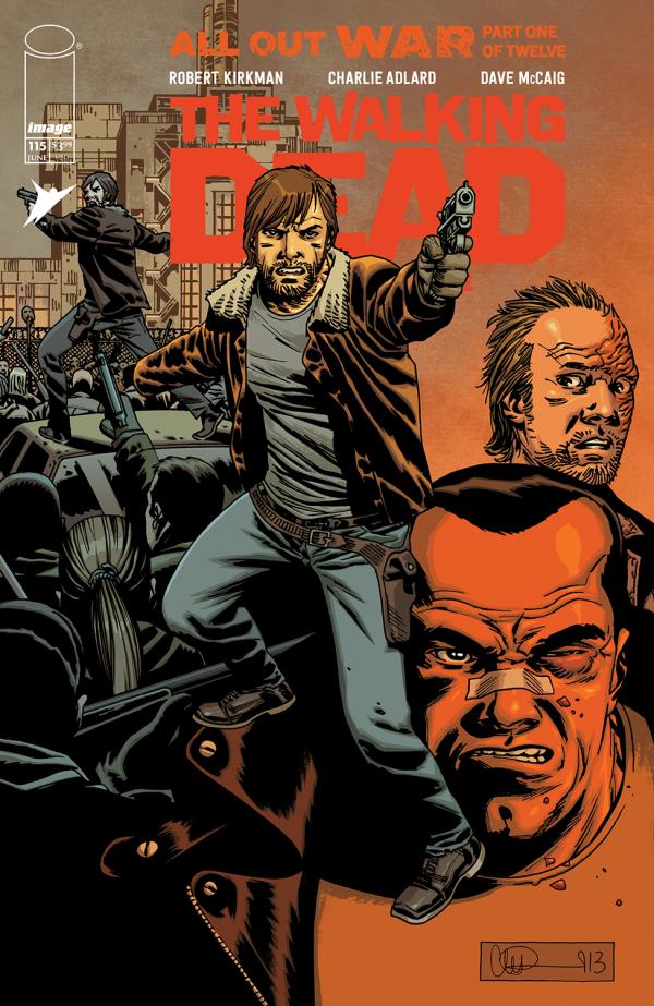 WALKING DEAD DELUXE #115 CVR B CHARLIE ADLARD & DAVE MCCAIG VAR (MR)