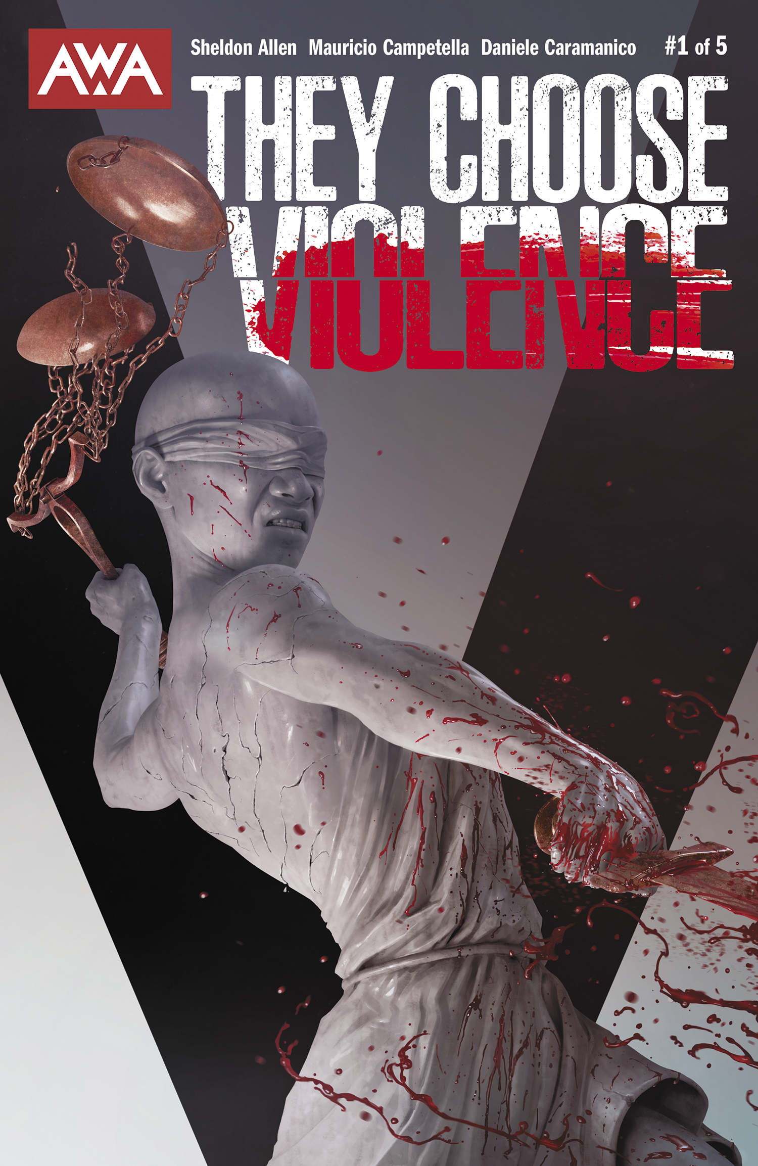 THEY CHOOSE VIOLENCE #1 (OF 5) CVR A RAHZZAH (MR)