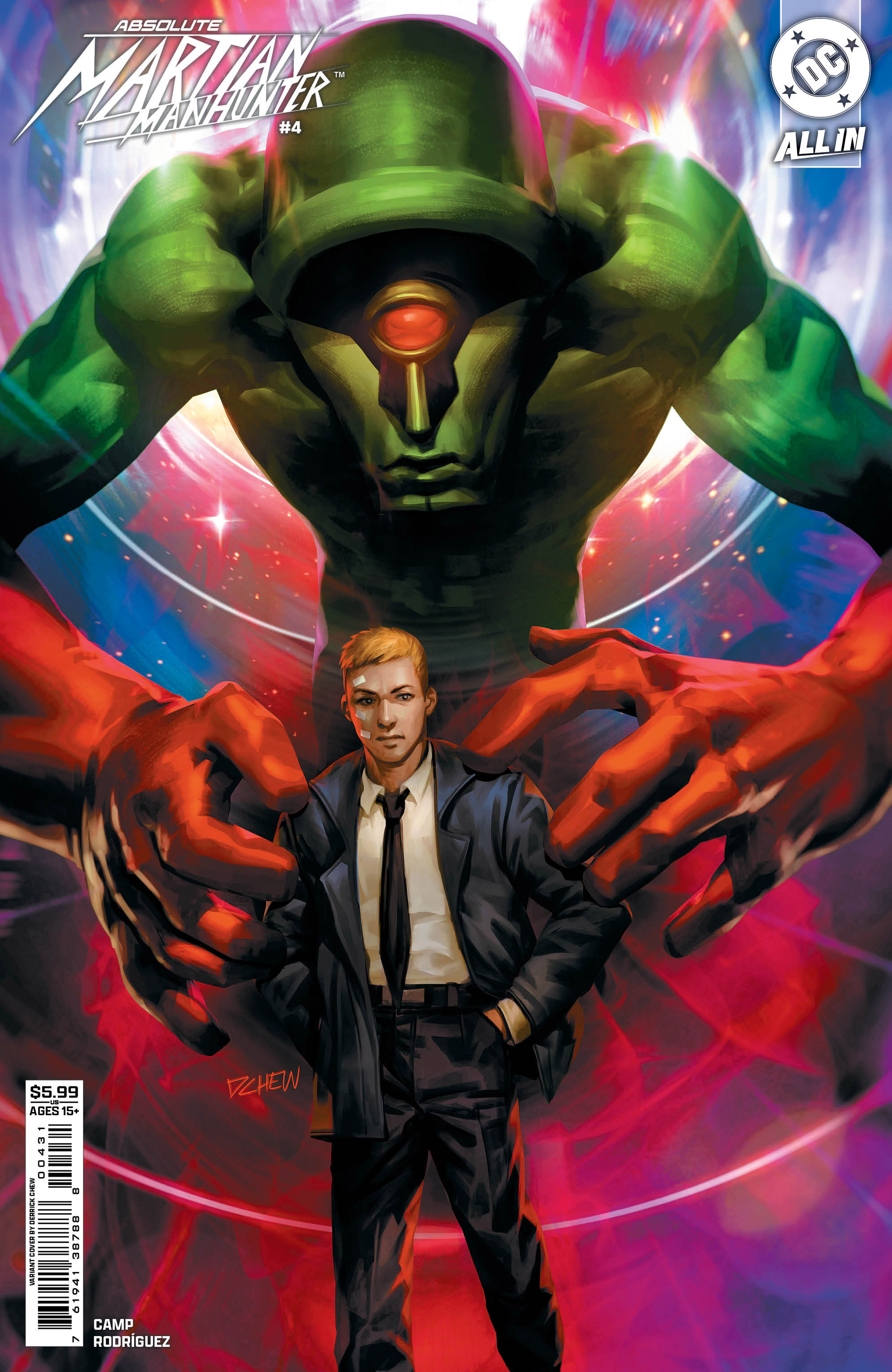 ABSOLUTE MARTIAN MANHUNTER #4 (OF 12) CVR C DERRICK CHEW CARD STOCK VAR