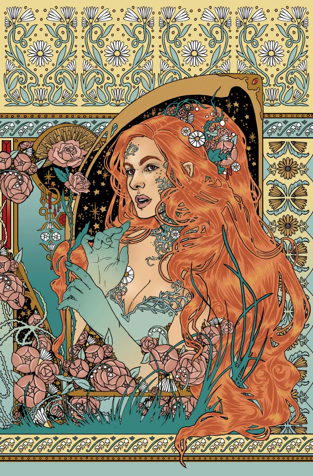 POISON IVY #34 CVR E INC 1:25 HELEN MASK CARD STOCK VAR