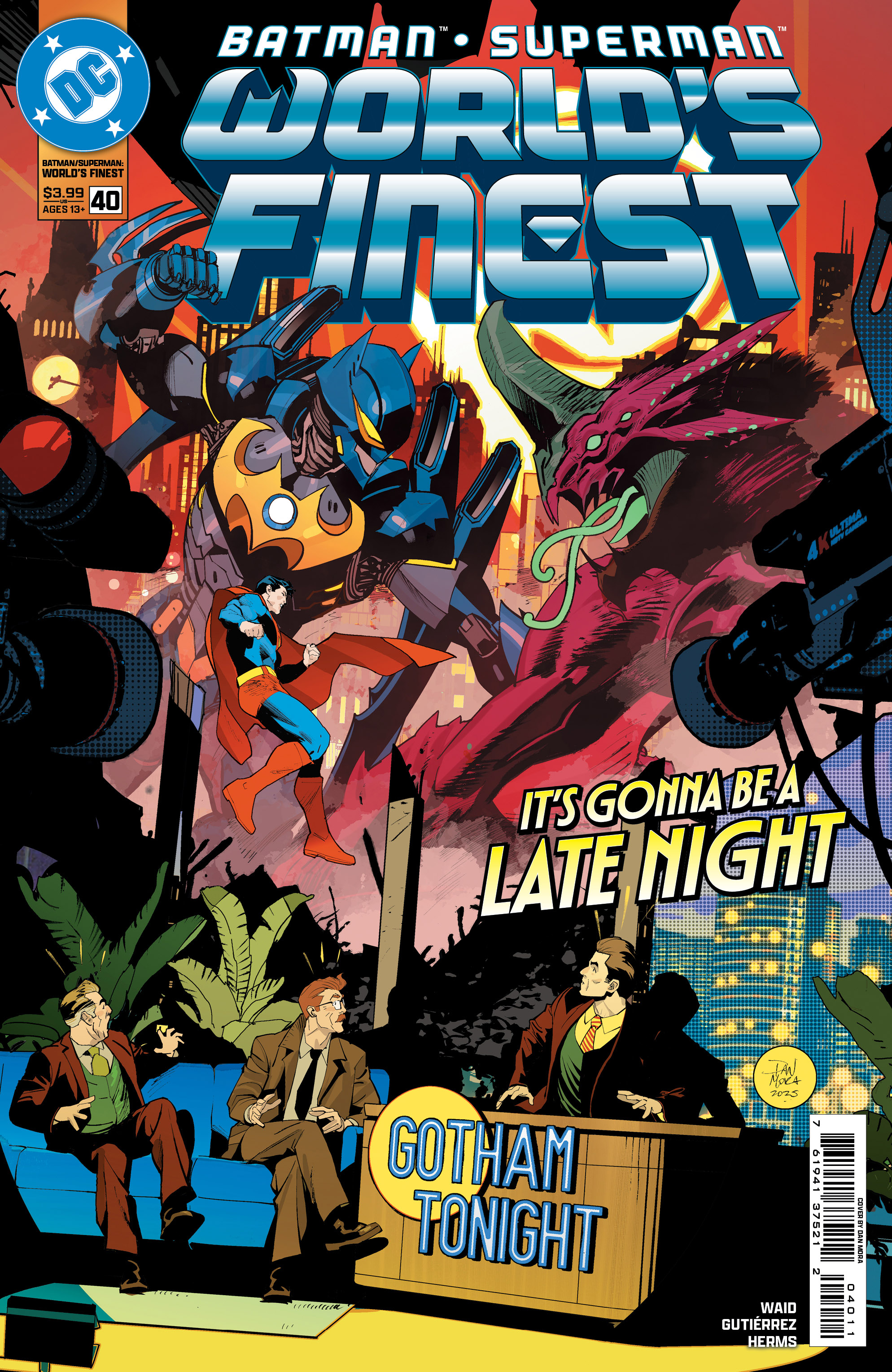 BATMAN SUPERMAN WORLDS FINEST #40 CVR A DAN MORA