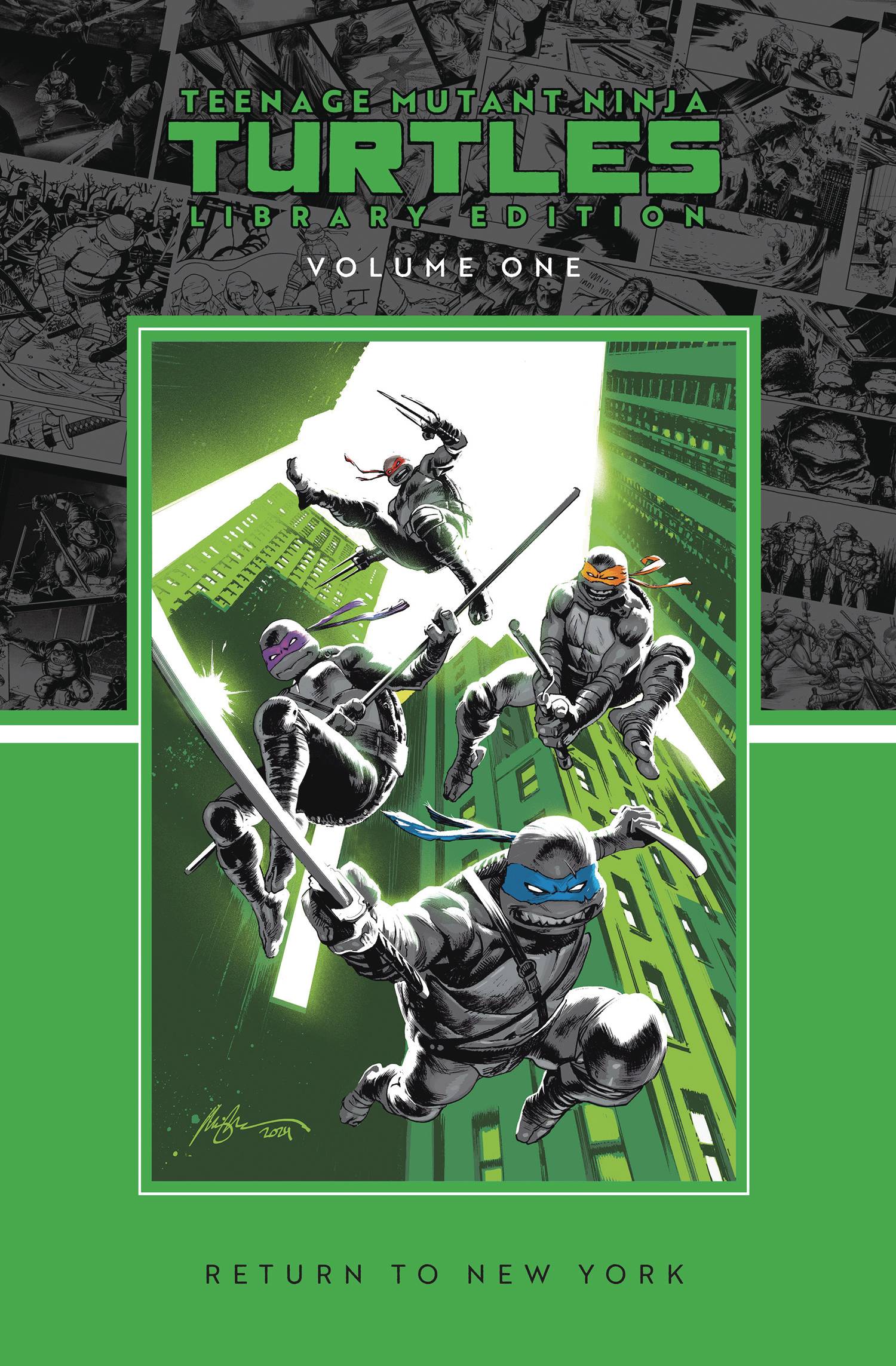 TEENAGE MUTANT NINJA TURTLES HC VOL 01 RETURN LIBRARY ED