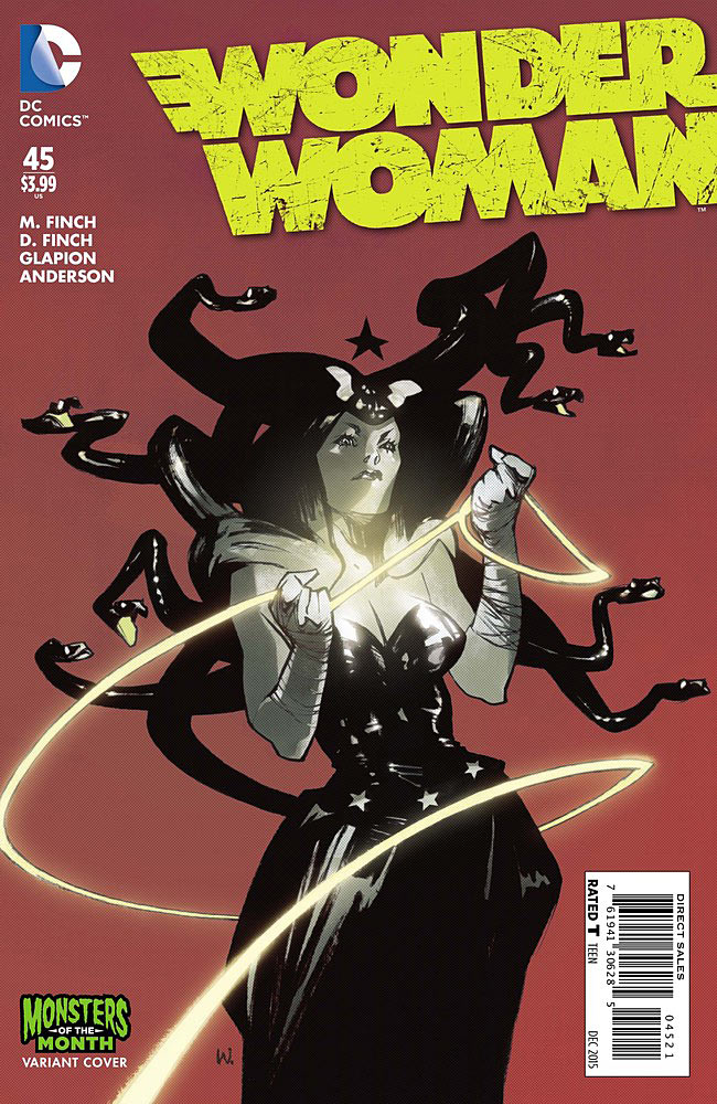 WONDER WOMAN #45 MONSTERS VAR ED