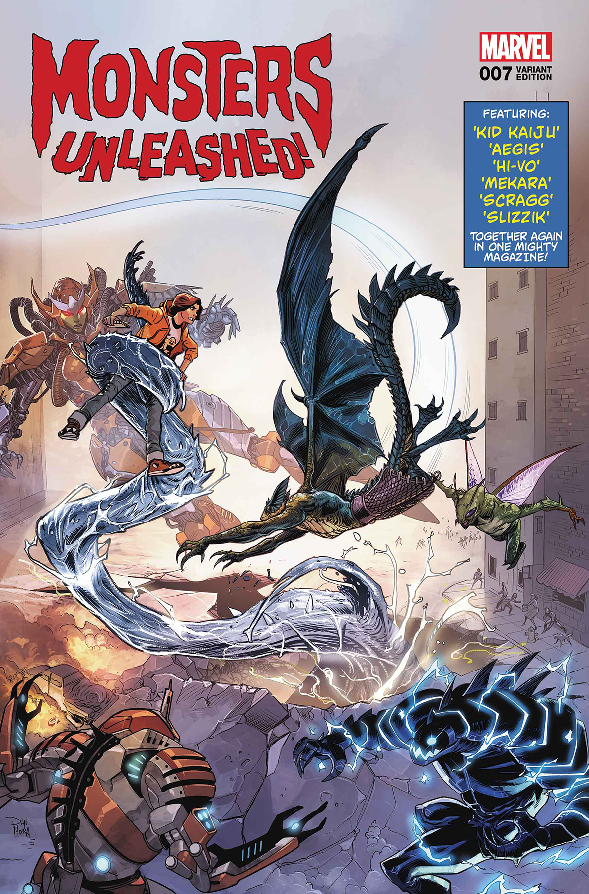 MONSTERS UNLEASHED #7 MORA LH VAR LEG