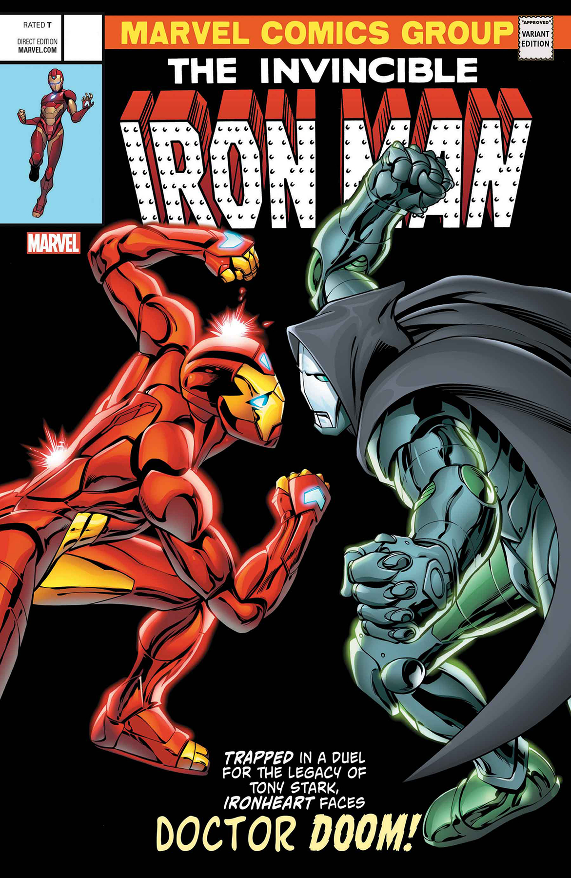 INVINCIBLE IRON MAN #593 DAVIS LH VAR LEG