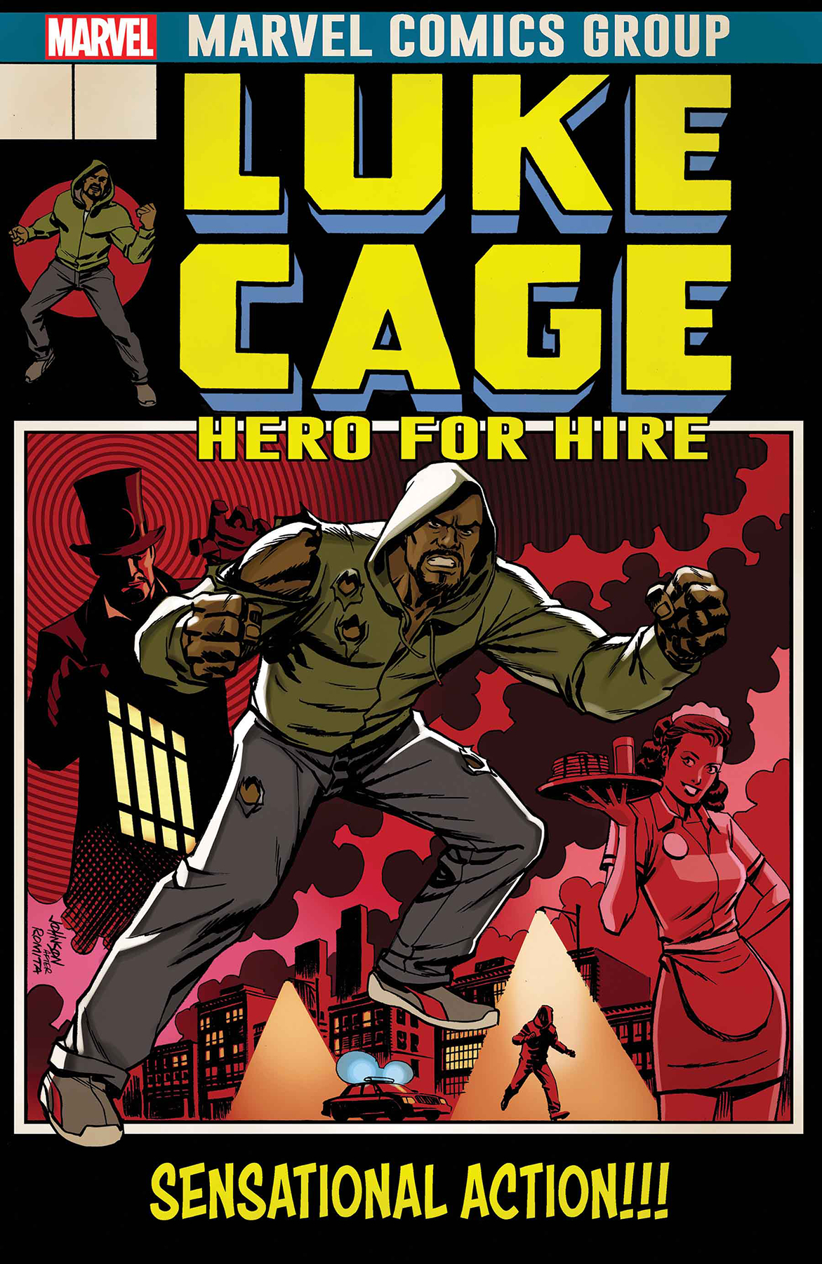 LUKE CAGE #166 JOHNSON LH VAR LEG