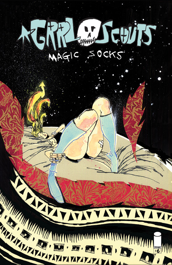 GRRL SCOUTS MAGIC SOCKS #6 CVR A MAHFOOD