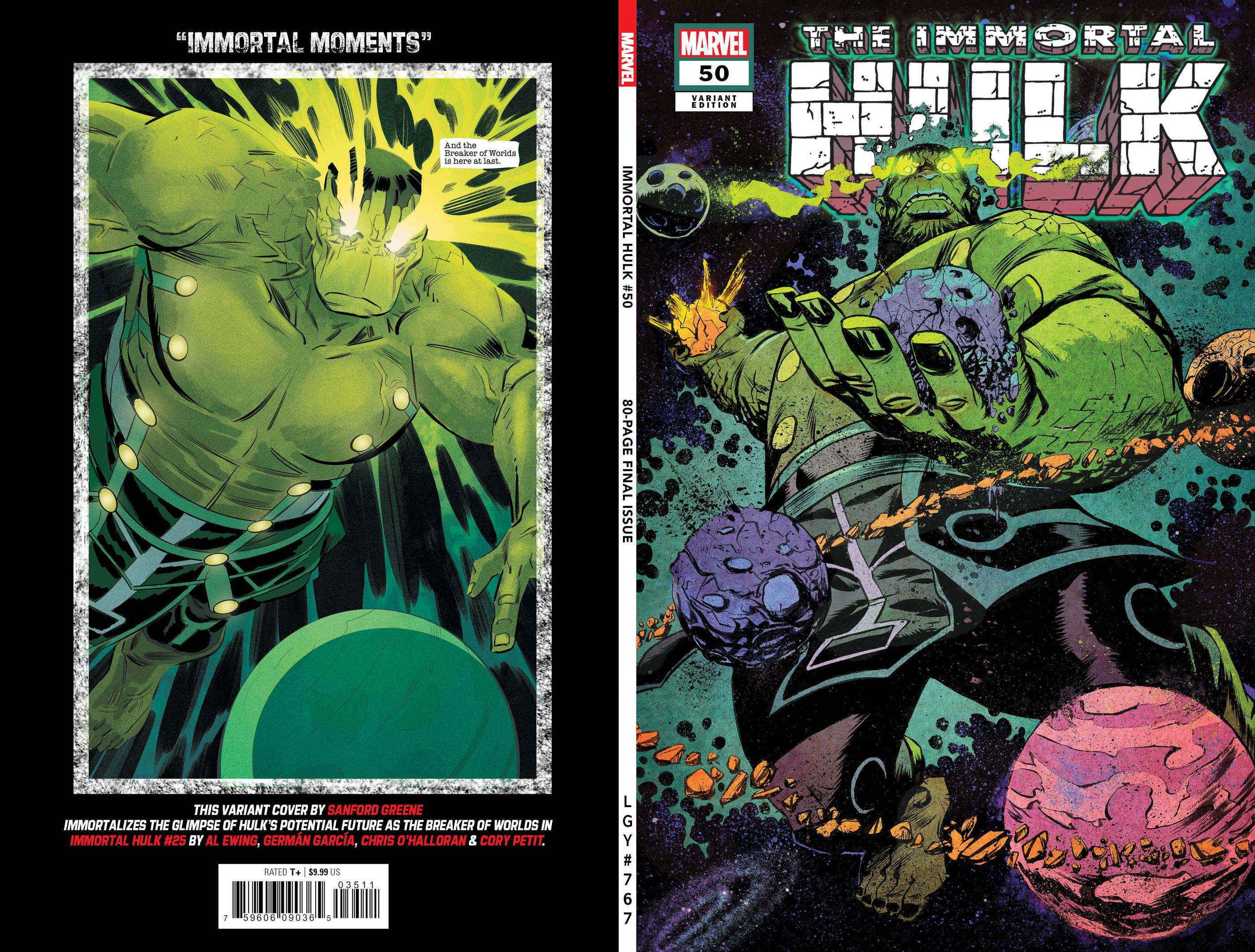 IMMORTAL HULK #50 GREENE VAR