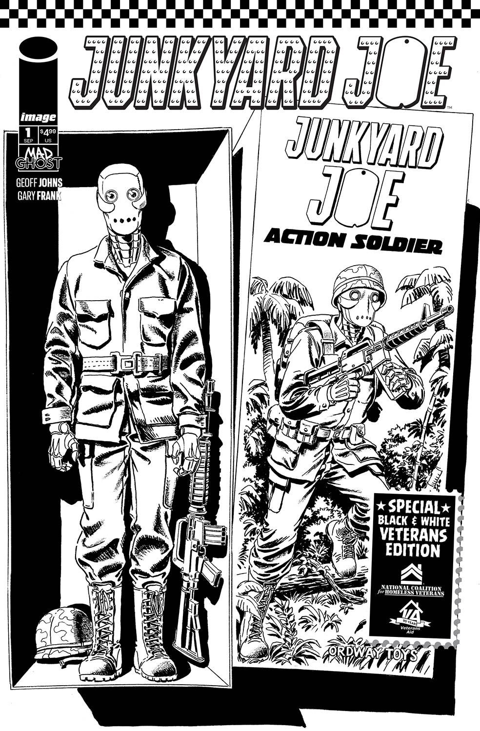 JUNKYARD JOE #1 B&W VETERANS ED CVR D ORDWAY