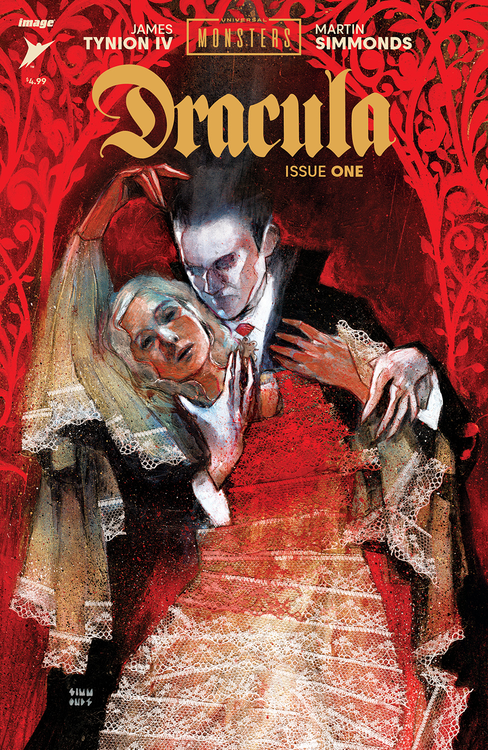 UNIVERSAL MONSTERS DRACULA #1 (OF 4) CVR A MARTIN SIMMONDS (MR)