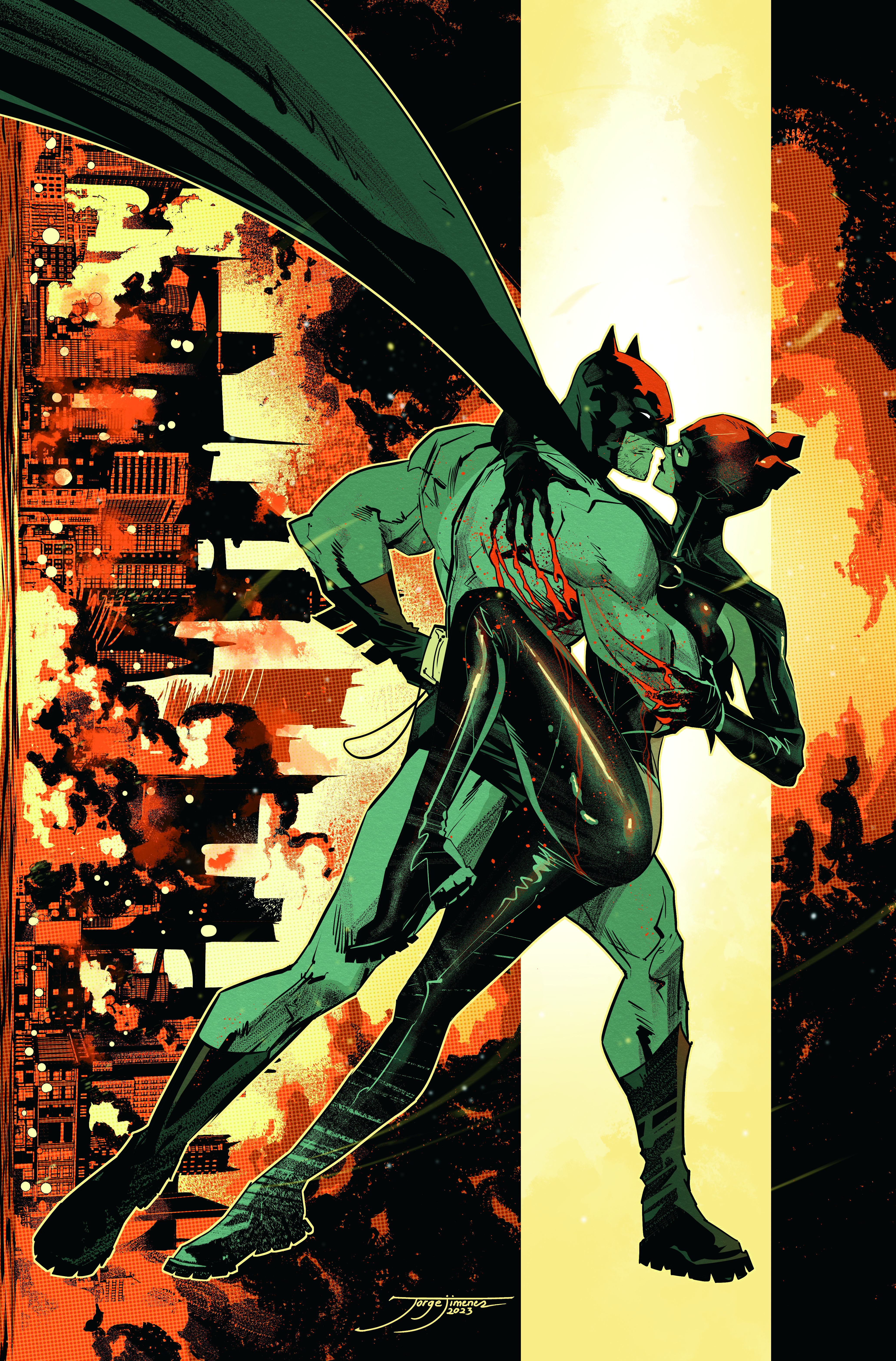BATMAN CATWOMAN THE GOTHAM WAR SCORCHED EARTH #1 (ONE-SHOT) CVR A JORGE JIMENEZ