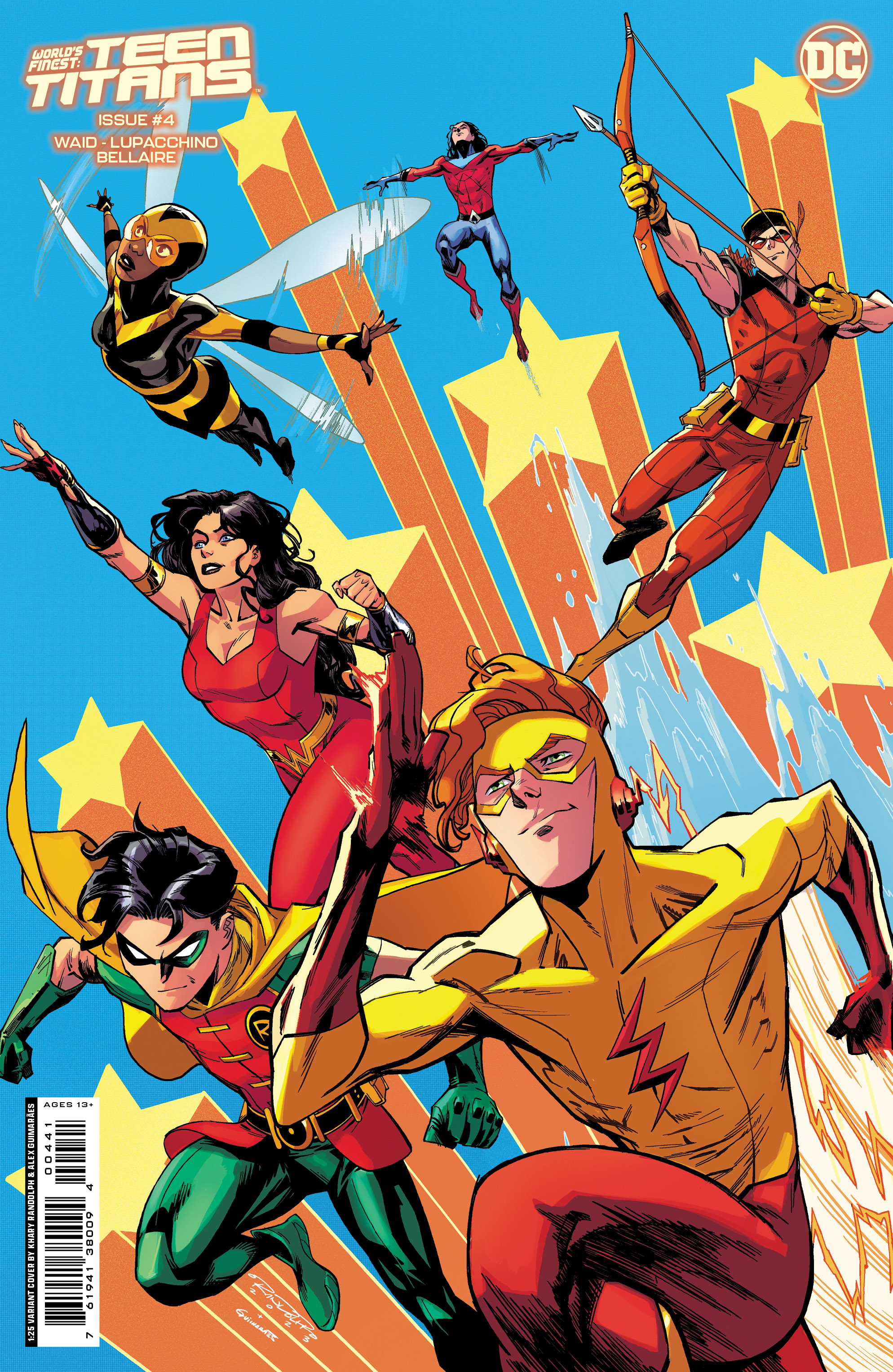 WORLDS FINEST TEEN TITANS #4 (OF 6) CVR D INC 1:25 KHARY RANDOLPH CARD STOCK VAR
