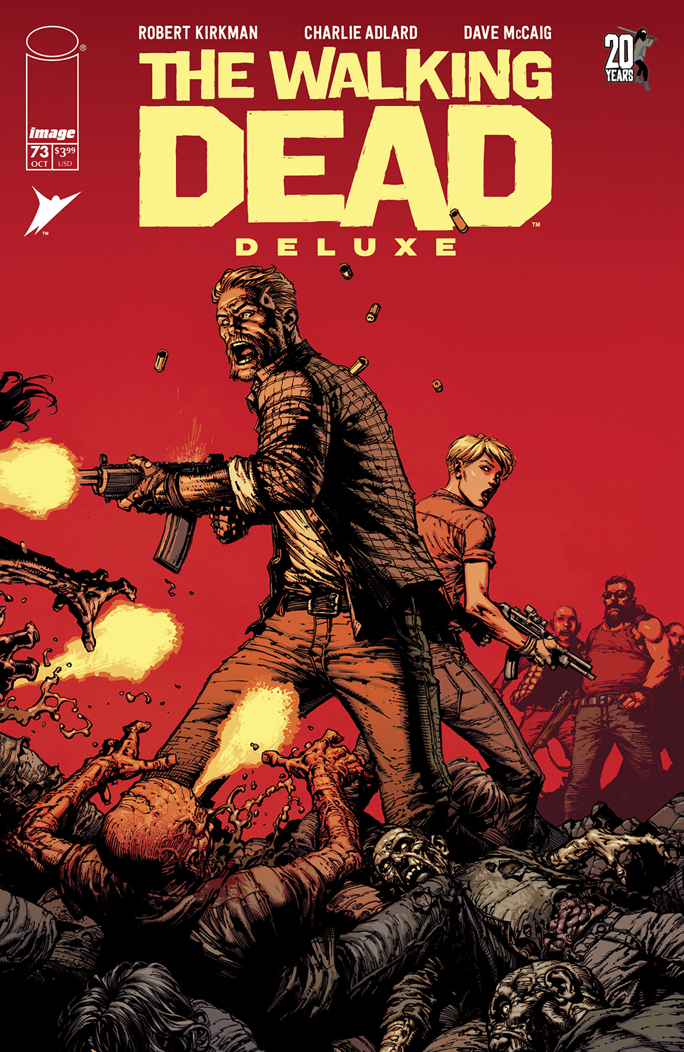 WALKING DEAD DELUXE #73 CVR A DAVID FINCH AND DAVE MCCAIG (MR)