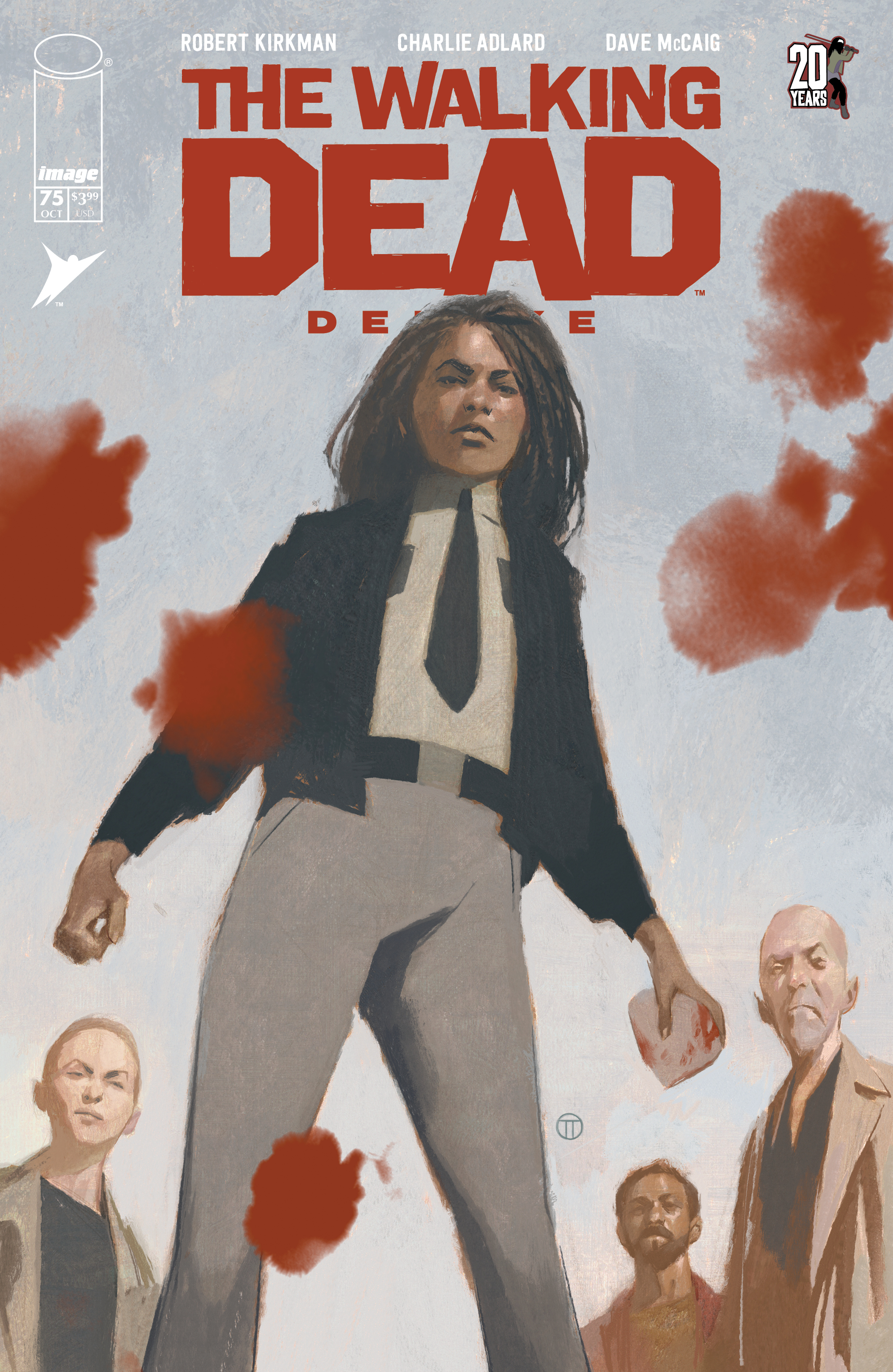 WALKING DEAD DELUXE #75 CVR D JULIAN TOTINO TEDESCO VAR (MR)