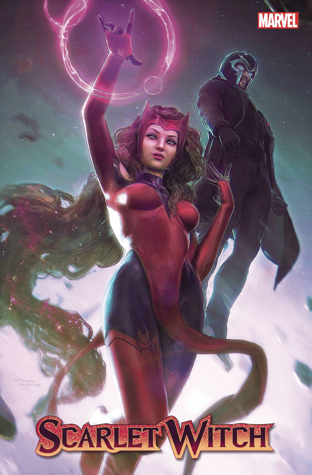 SCARLET WITCH #9 1:25 COPY INCV TIAGO DA SILVA VAR