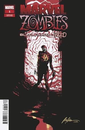 MARVEL ZOMBIES BLACK WHITE BLOOD #1 1:25 COPY INCV ALBUQUERQUE