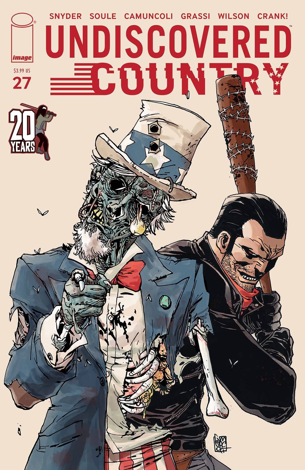 UNDISCOVERED COUNTRY #27 CVR C TWD 20TH ANNV (MR)