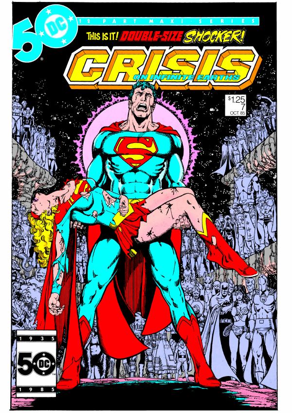 CRISIS ON INFINITE EARTHS #7 FACSIMILE EDITION CVR A GEORGE PEREZ