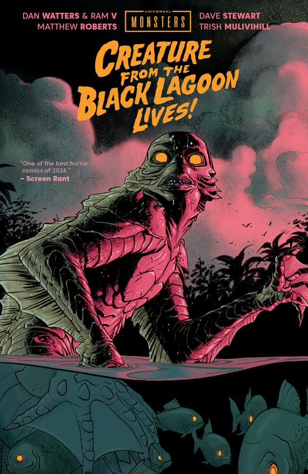 UNIVERSAL MONSTERS CREATURE FROM THE BLACK LAGOON LIVES HC BOOK MARKET MATTHEW ROBERTS & DAVE STEWART CVR