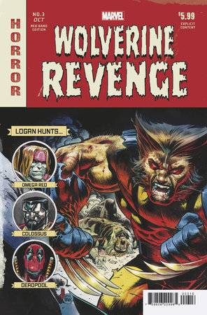 WOLVERINE REVENGE RED BAND #3 (OF 5) 25 COPY INCV (POLYBAG)