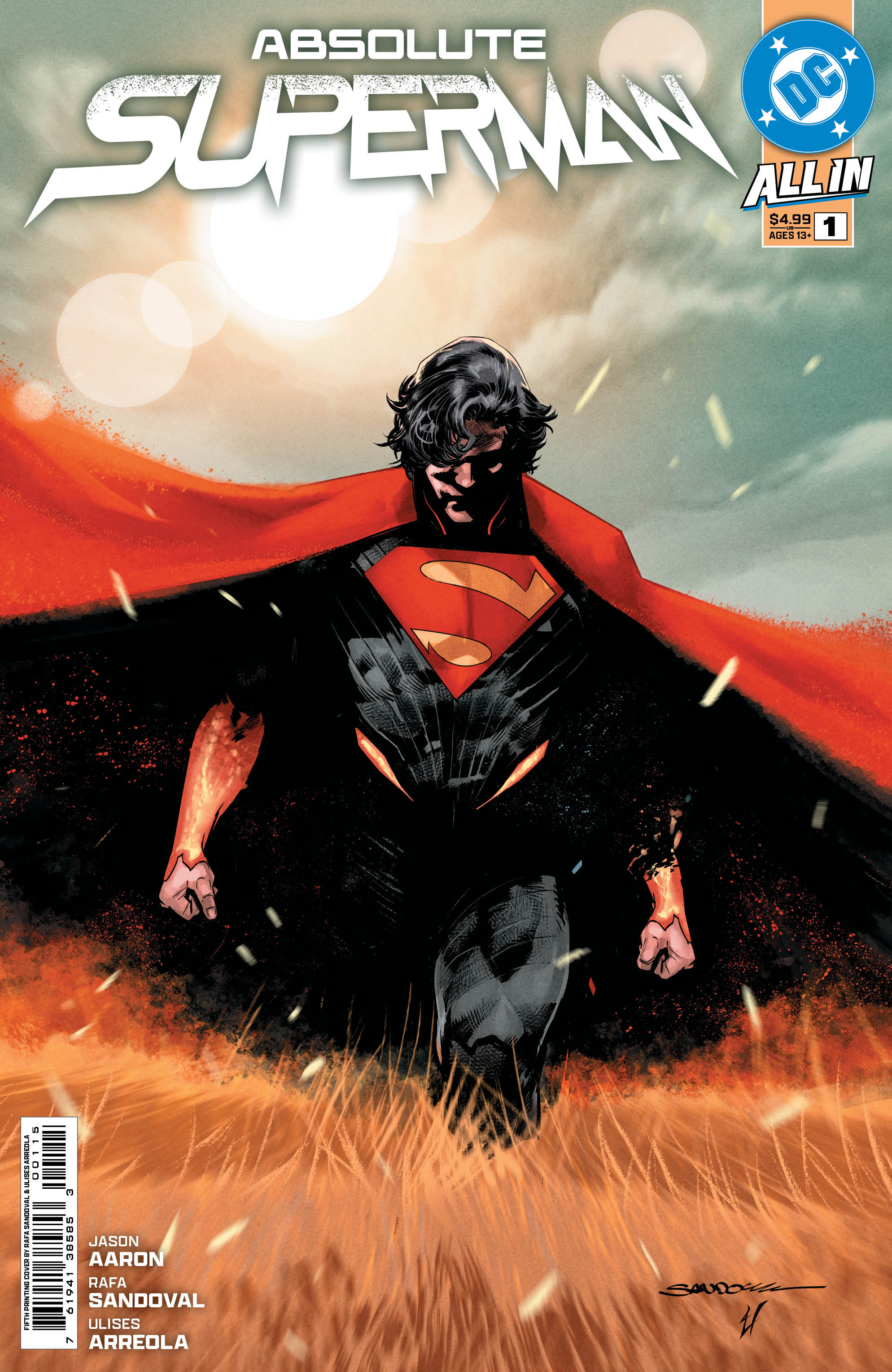 ABSOLUTE SUPERMAN #1 Fifth Printing Cvr A Rafa Sandoval