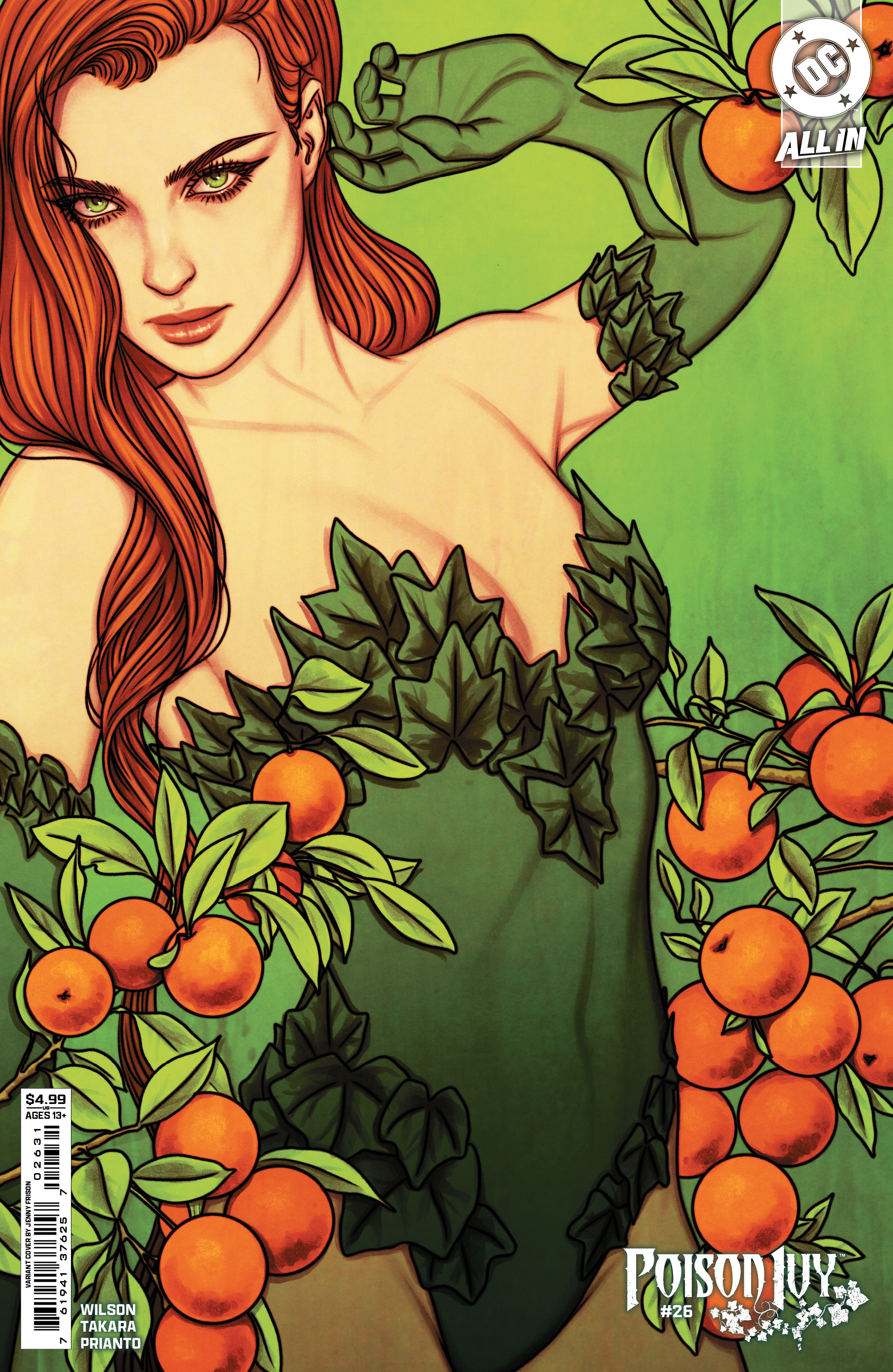 POISON IVY #26 CVR B JENNY FRISON CARD STOCK VAR