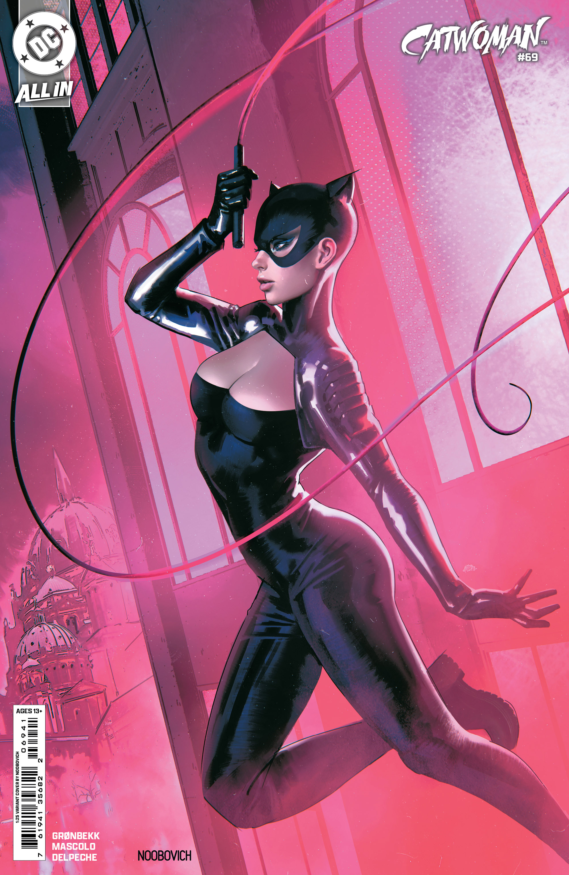 CATWOMAN #69 CVR E INC 1:25 NOOBOVICH CARD STOCK VAR