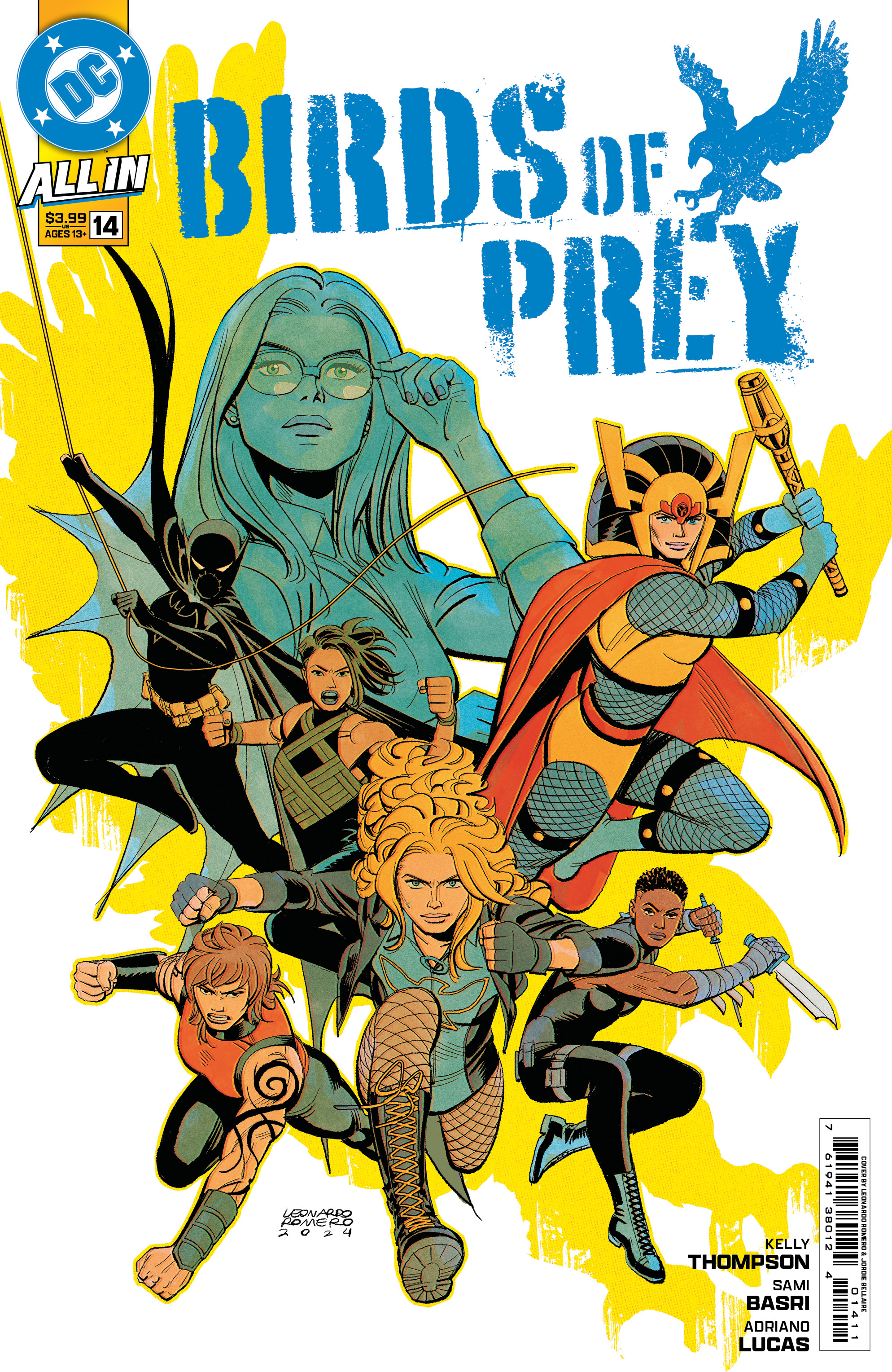 BIRDS OF PREY #14 CVR A LEONARDO ROMERO