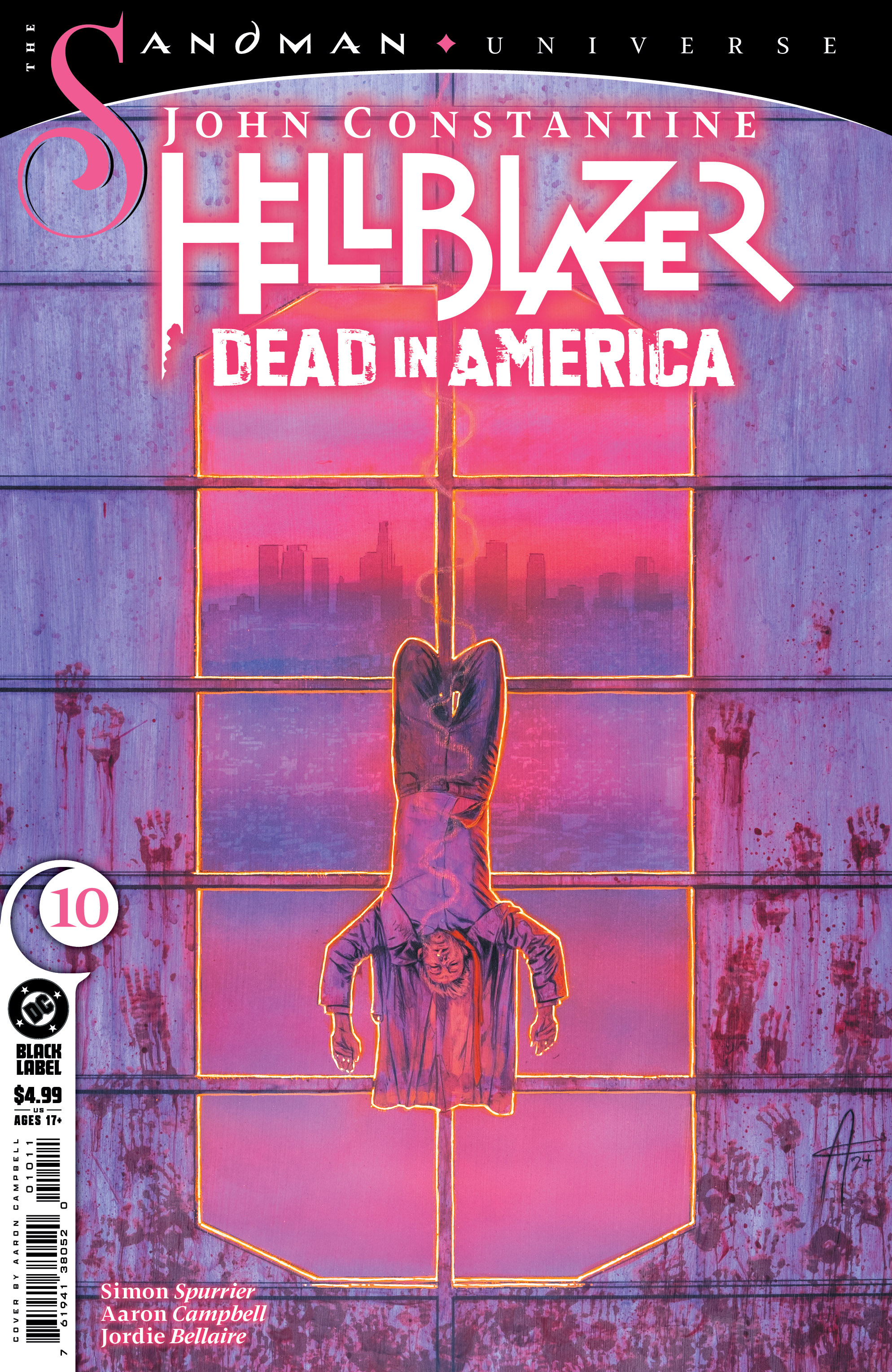 JOHN CONSTANTINE HELLBLAZER DEAD IN AMERICA #10 (OF 11) CVR A AARON CAMPBELL (MR)