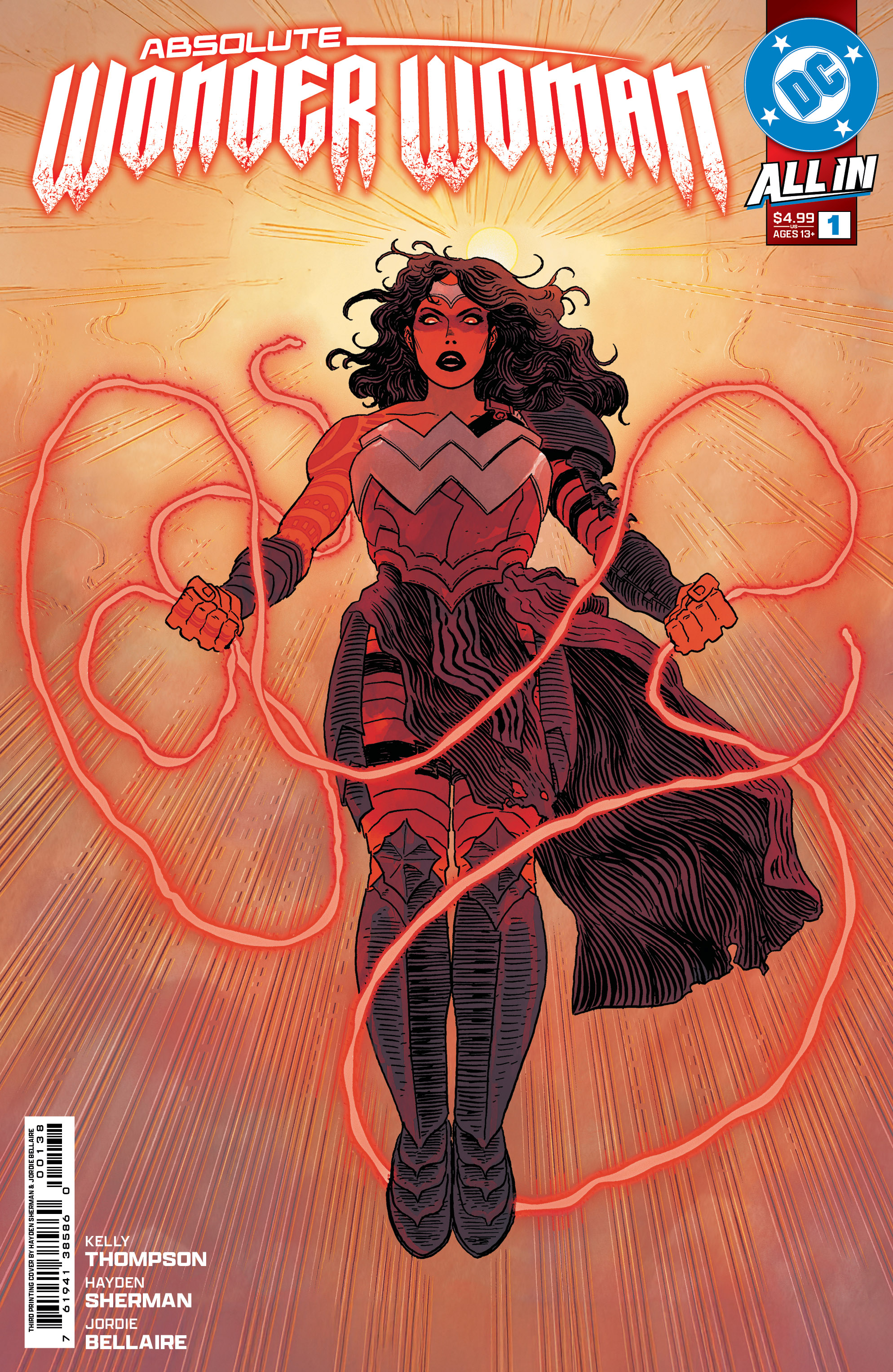 ABSOLUTE WONDER WOMAN #1 Third Printing Cvr A Hayden Sherman