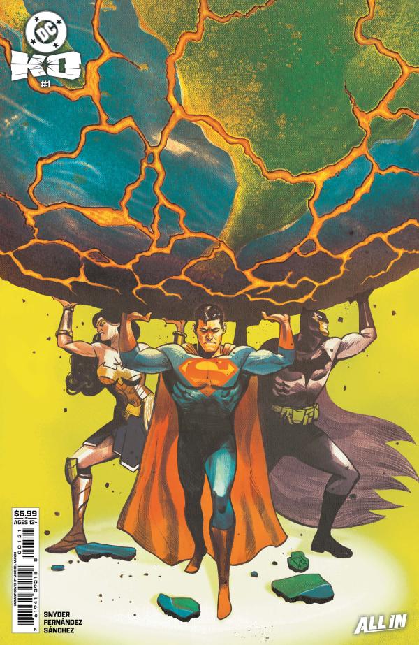 DC K.O. #1 (OF 5) CVR F MIKE DEL MUNDO CARD STOCK VAR