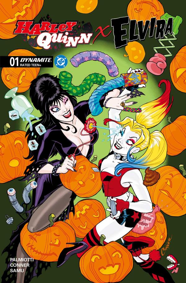 HARLEY QUINN X ELVIRA #1 CVR A AMANDA CONNER 