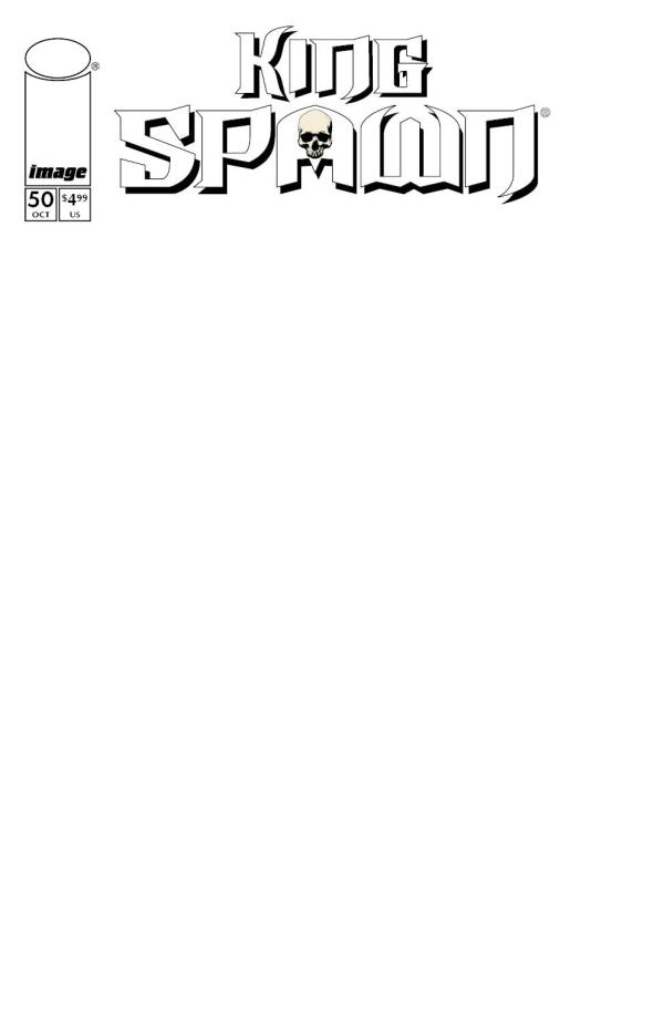 KING SPAWN #50 CVR D BLANK SKETCH VAR