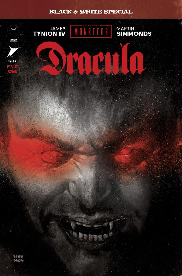 UNIVERSAL MONSTERS DRACULA BLACK & WHITE SPECIAL #1 (OF 2) CVR A MARTIN SIMMONDS (MR)