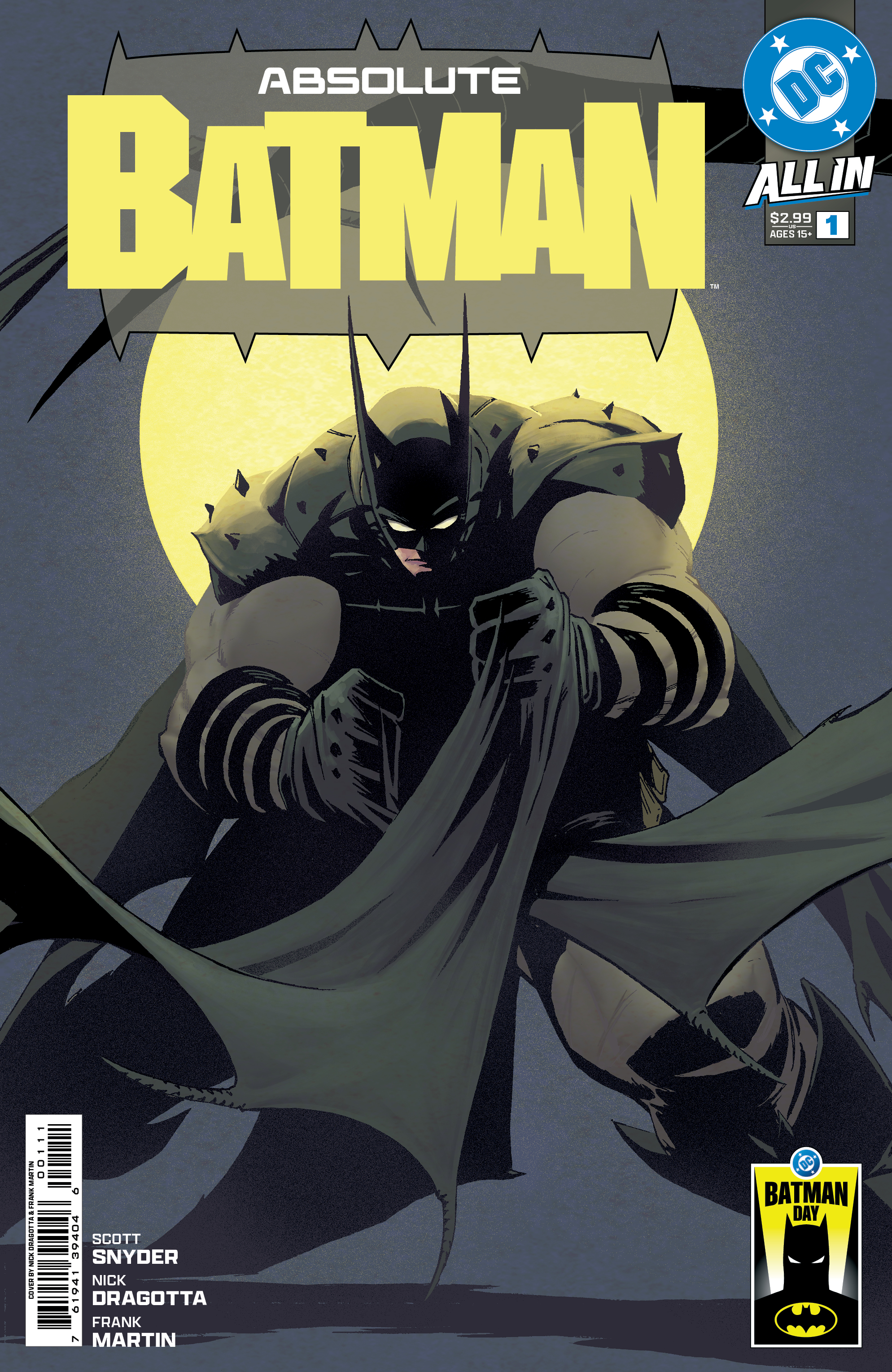 BATMAN DAY 2025 - ABSOLUTE BATMAN #1 CVR A NICK DRAGOTTA (NET)