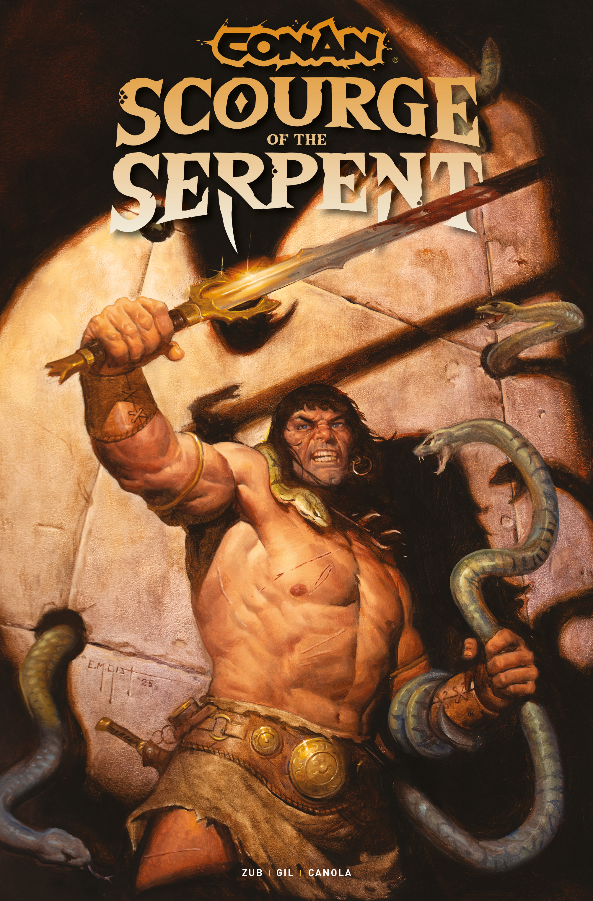 CONAN THE BARBARIAN SCOURGE OF THE SERPENT #2 (OF 4) CVR A EM GIST (MR)
