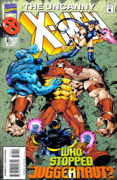 UNCANNY X-MEN #322 Direct Deluxe Edition