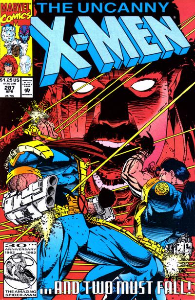 UNCANNY X-MEN #287 Direct Edition